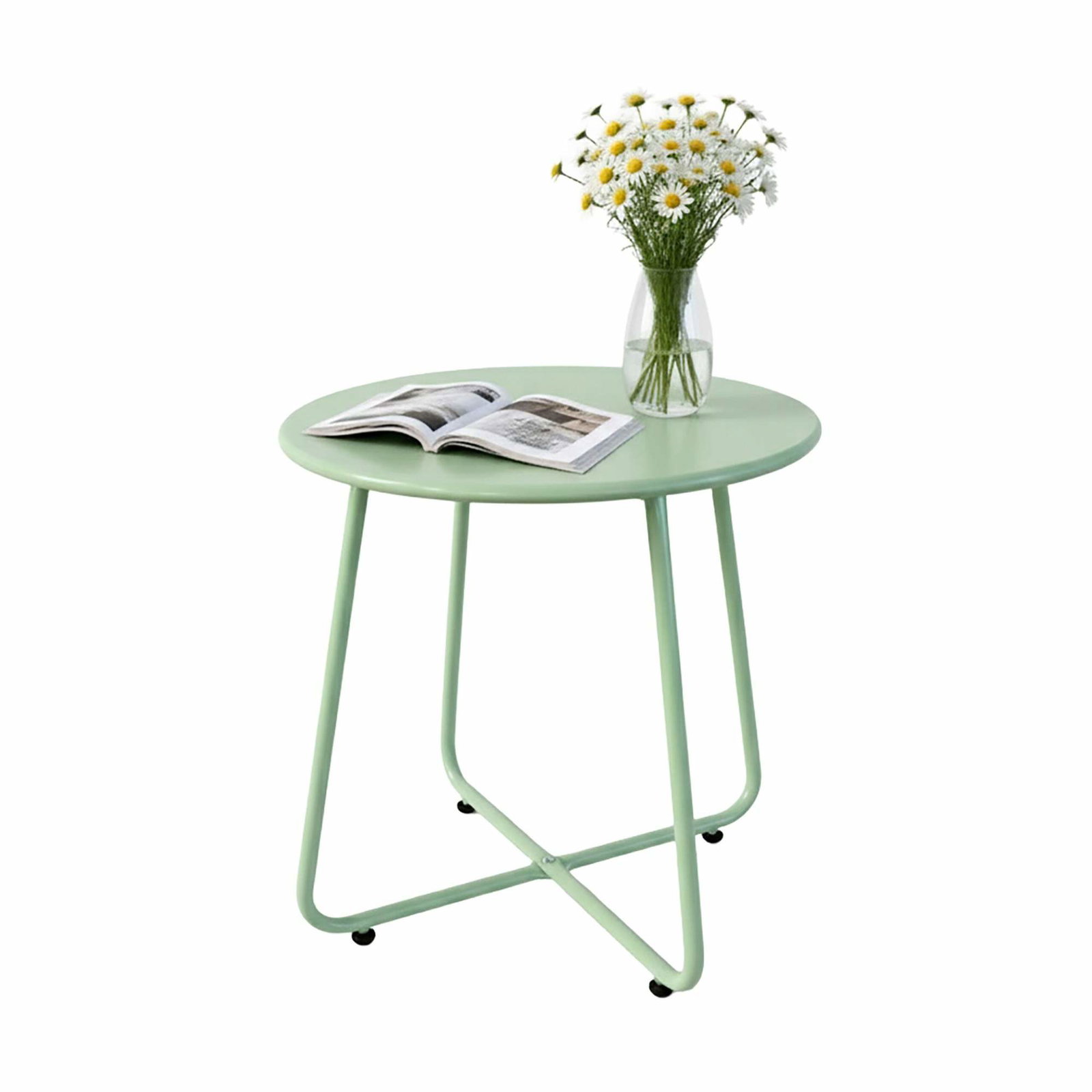 Runt metallbord – inomhus- och utomhusbruk | Hem & Hobby | Pryloteket