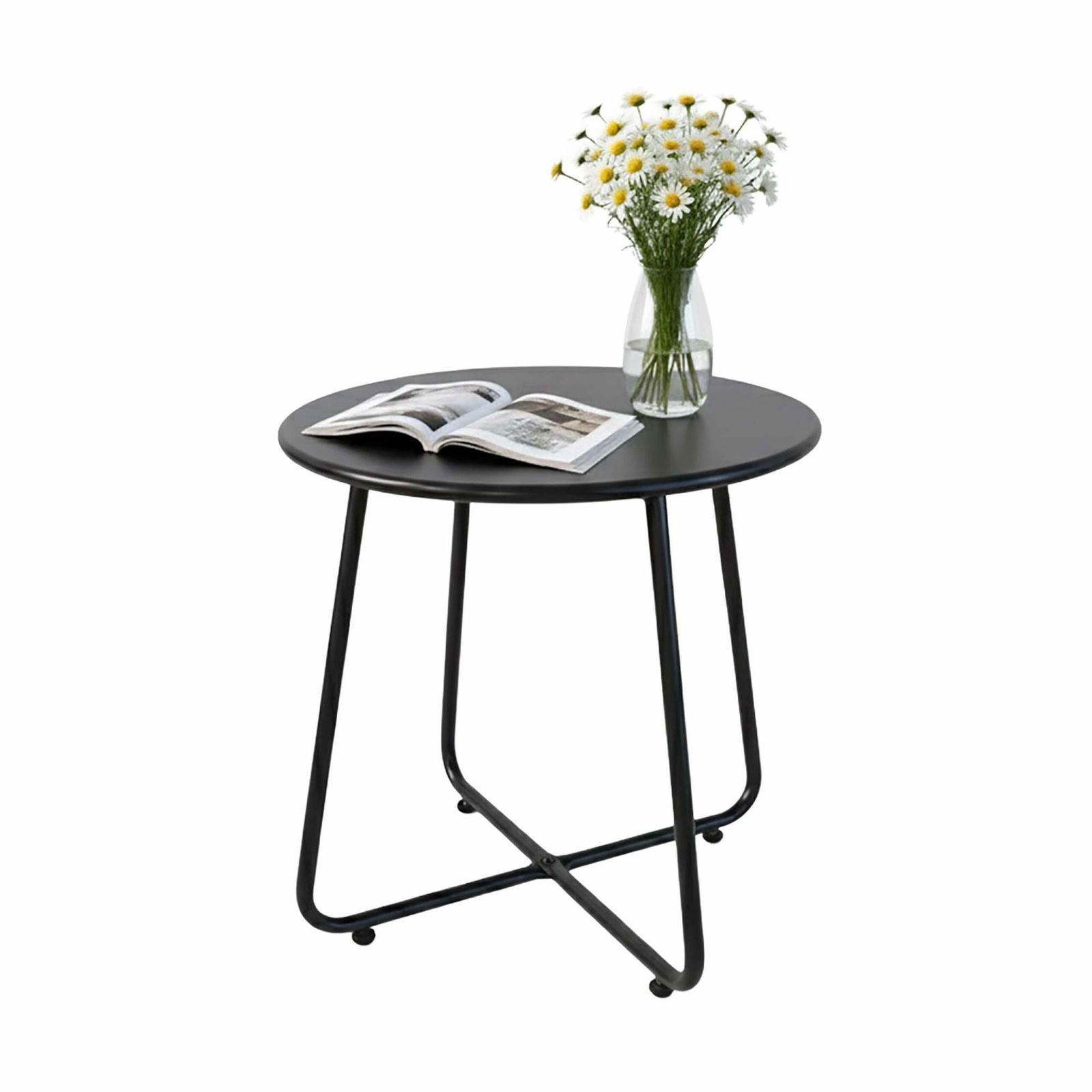 Metall sidobord – väderbeständigt, justerbara fötter | Hem & Hobby | Pryloteket