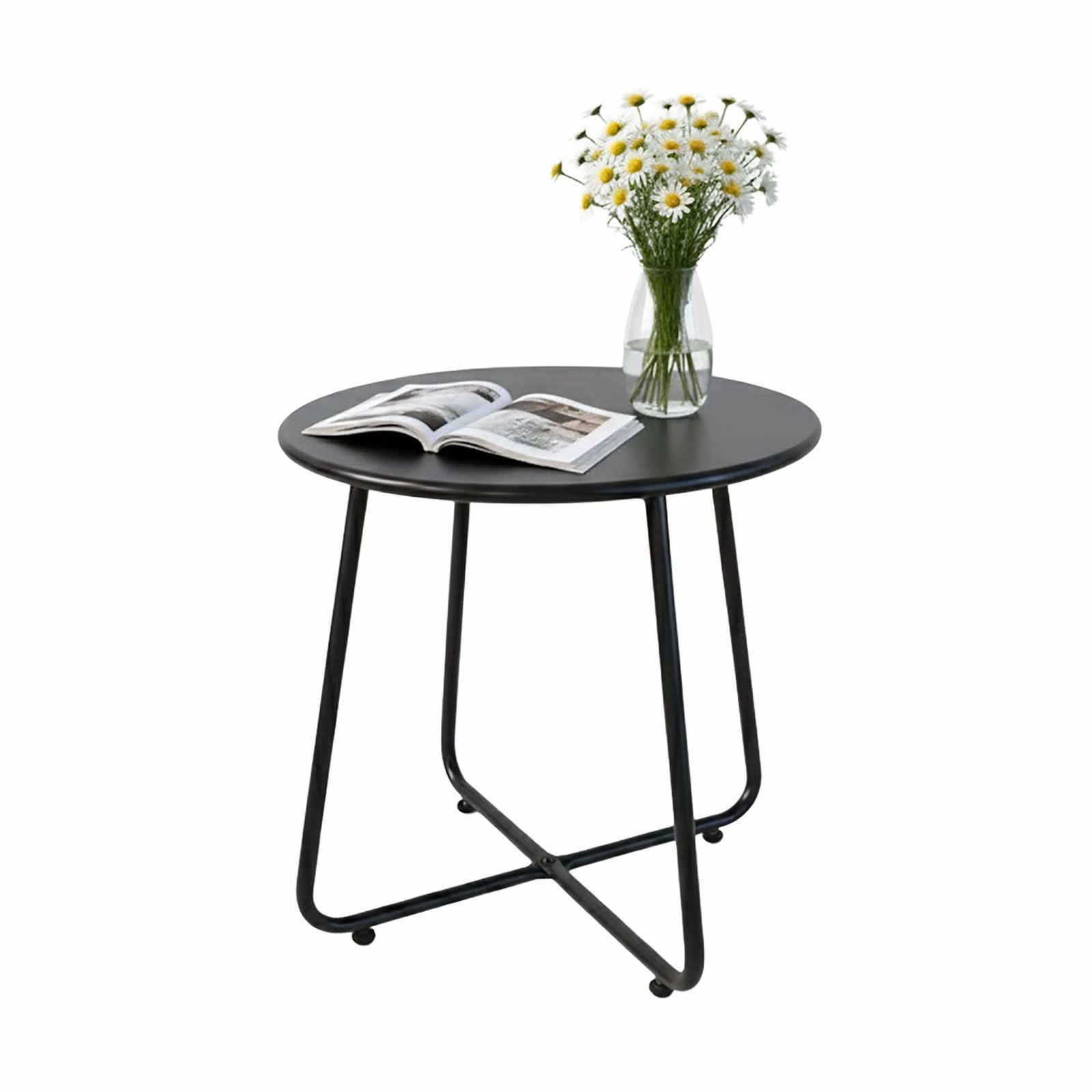 Metal sidebord – Vejrbestandigt, justerbare fødder