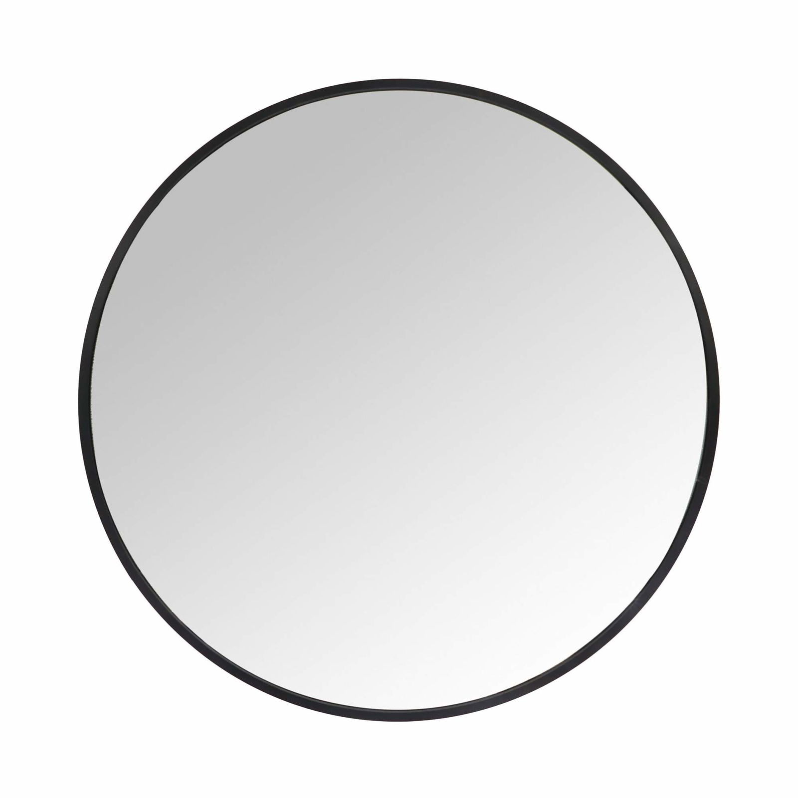 Rundt vægspejl – Elegant metalramme, alsidig indretning