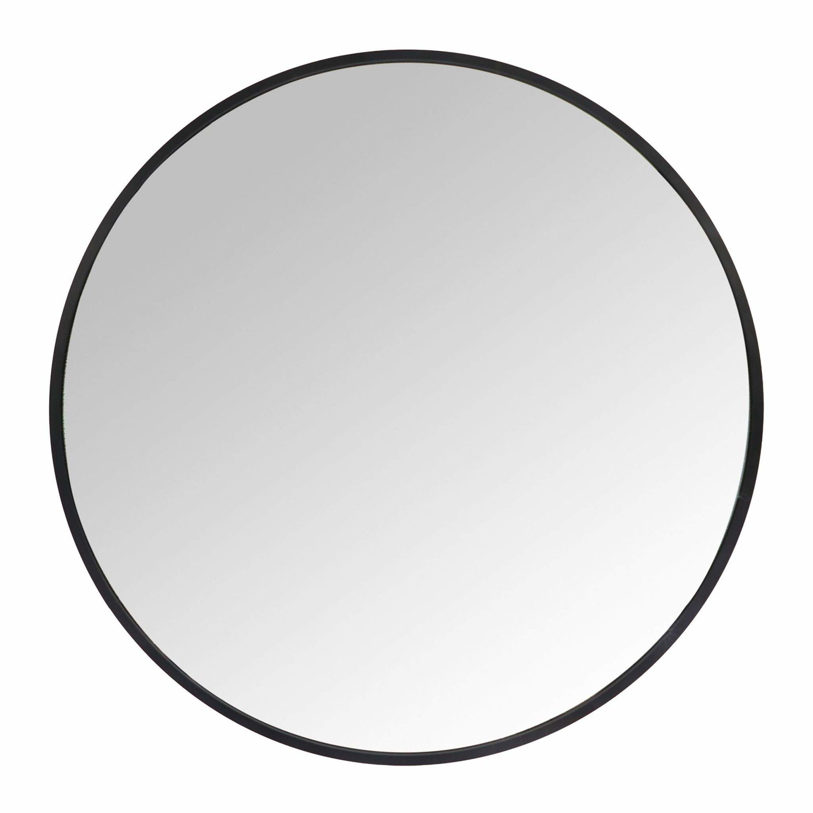 Rundt vægspejl – Elegant metalramme, alsidig indretning