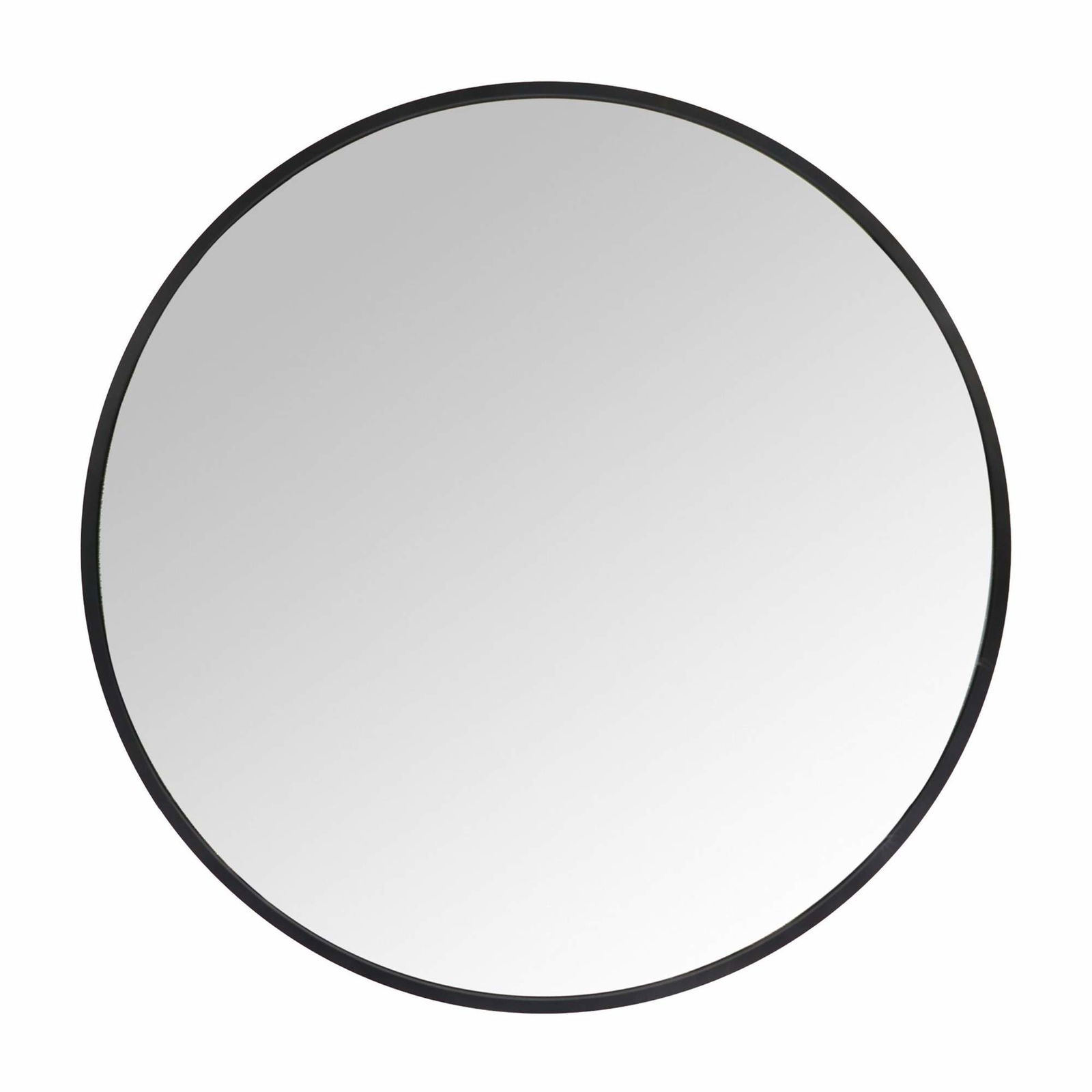 Rundt vægspejl – Elegant metalramme, alsidig indretning
