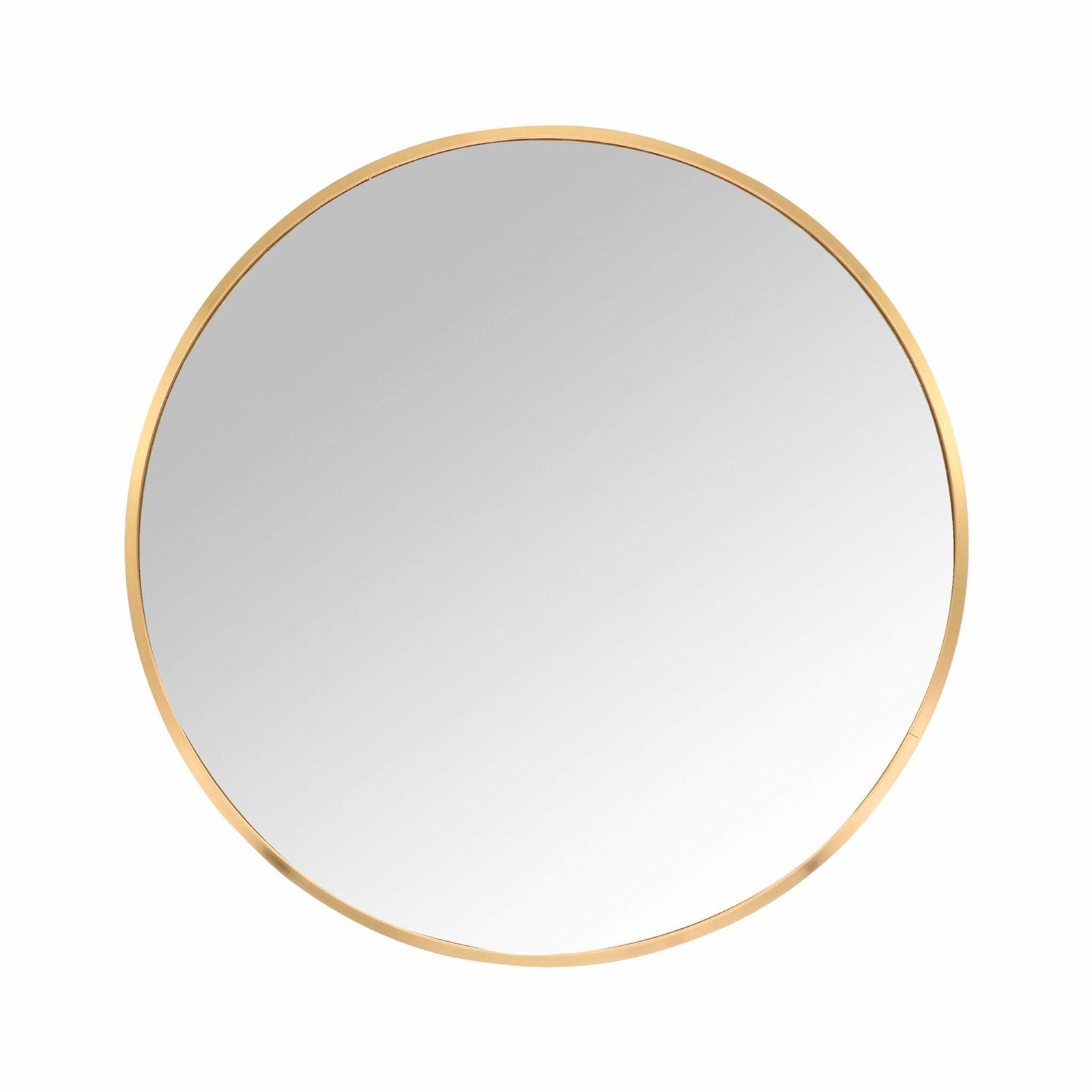 Rund väggspegel – Elegant metallram, mångsidig inredning | Hem & Hobby | Pryloteket