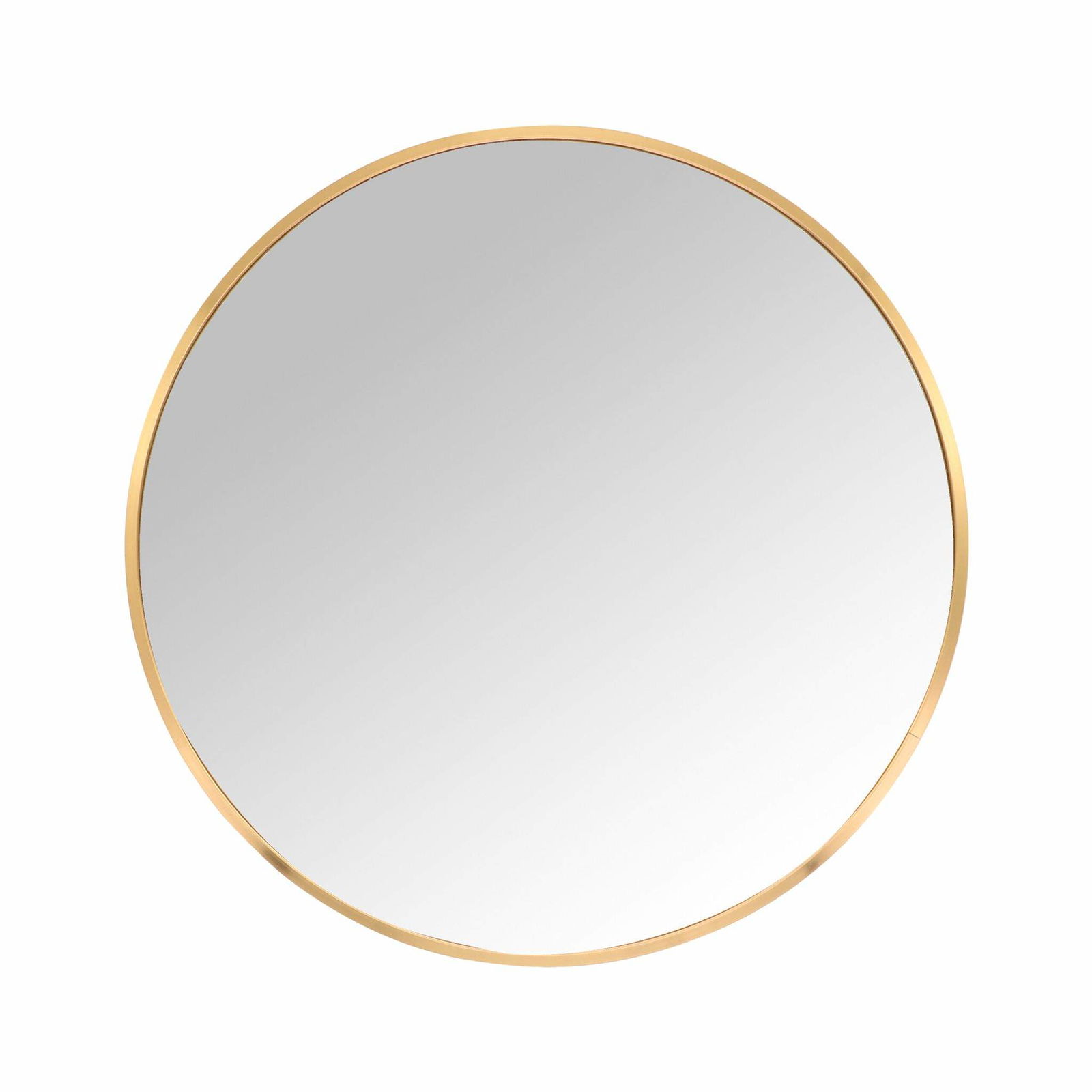 Rundt vægspejl – Elegant metalramme, alsidig indretning