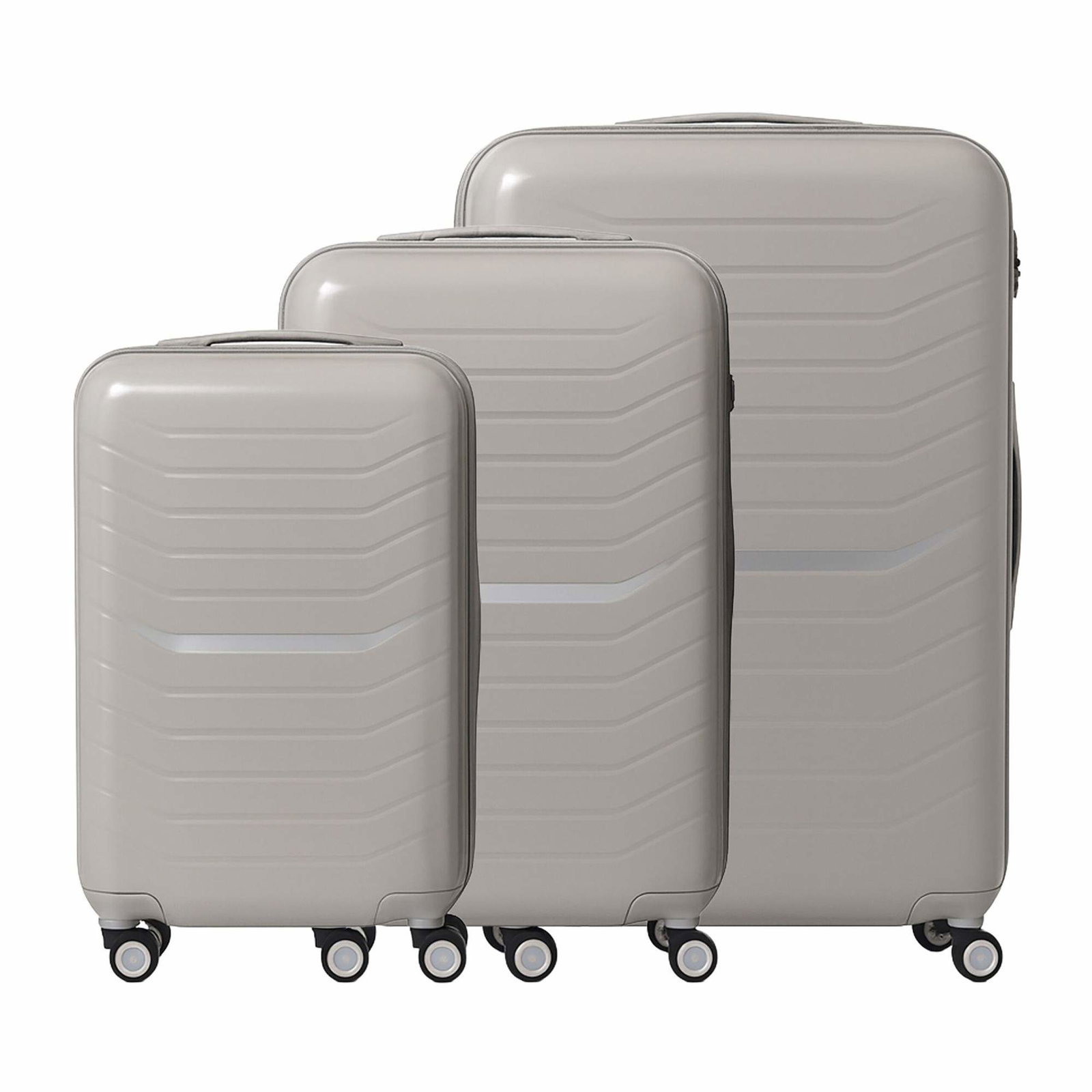 3-delat hårt bagageset med TSA-lås | Hem & Hobby | Pryloteket