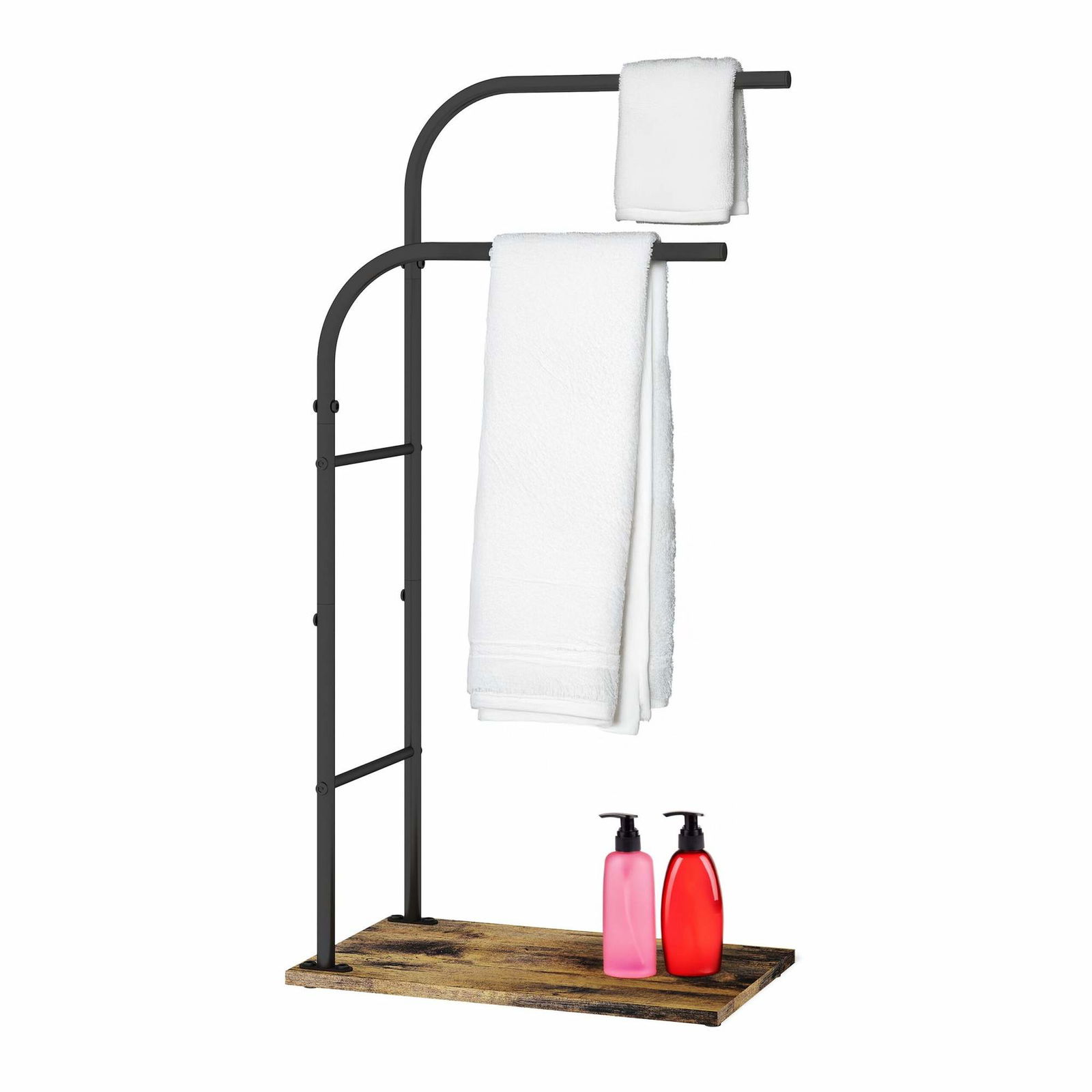 Industriell handdukshängare med hyllplan – platsbesparande och snygg | Hem & Hobby | Pryloteket