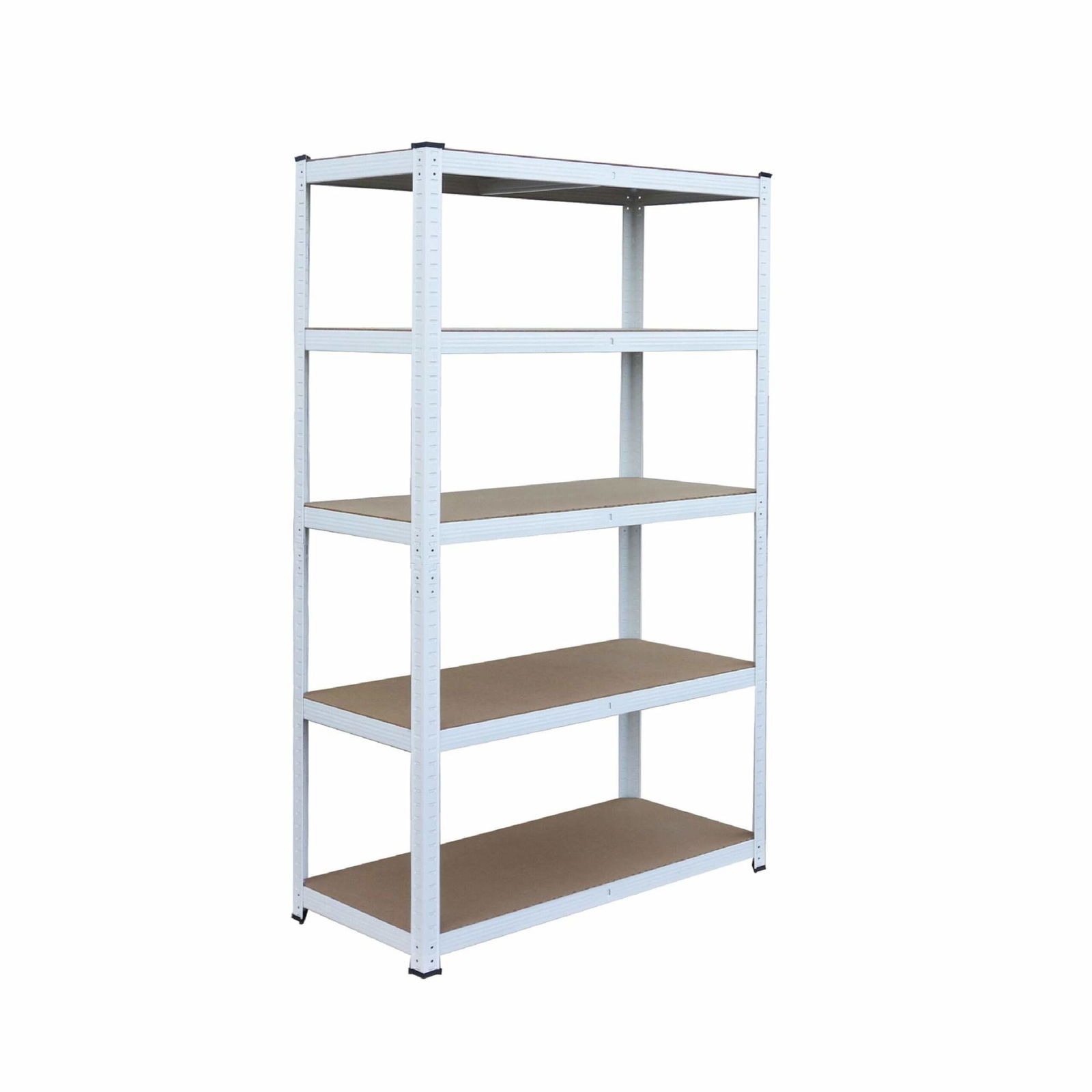 Kraftig stålreol, 5 justerbare niveauer