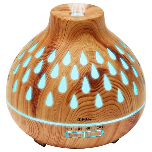 Aroma Diffuser Luftfugter 400ml – LED Lys, Stille
