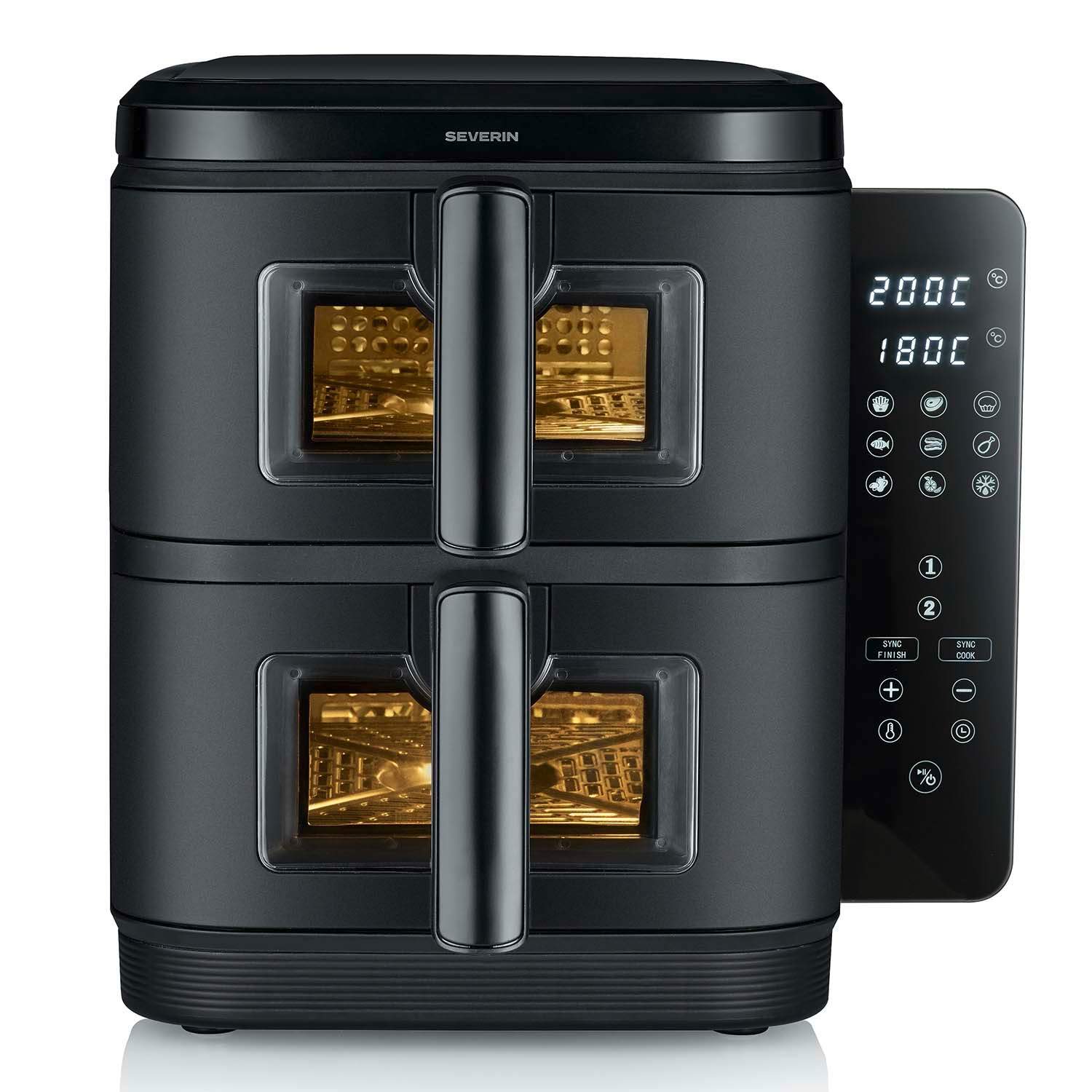 Air Fryer 11L Dubbelkorg, Stapelbar Design | Hem & Hobby | Pryloteket