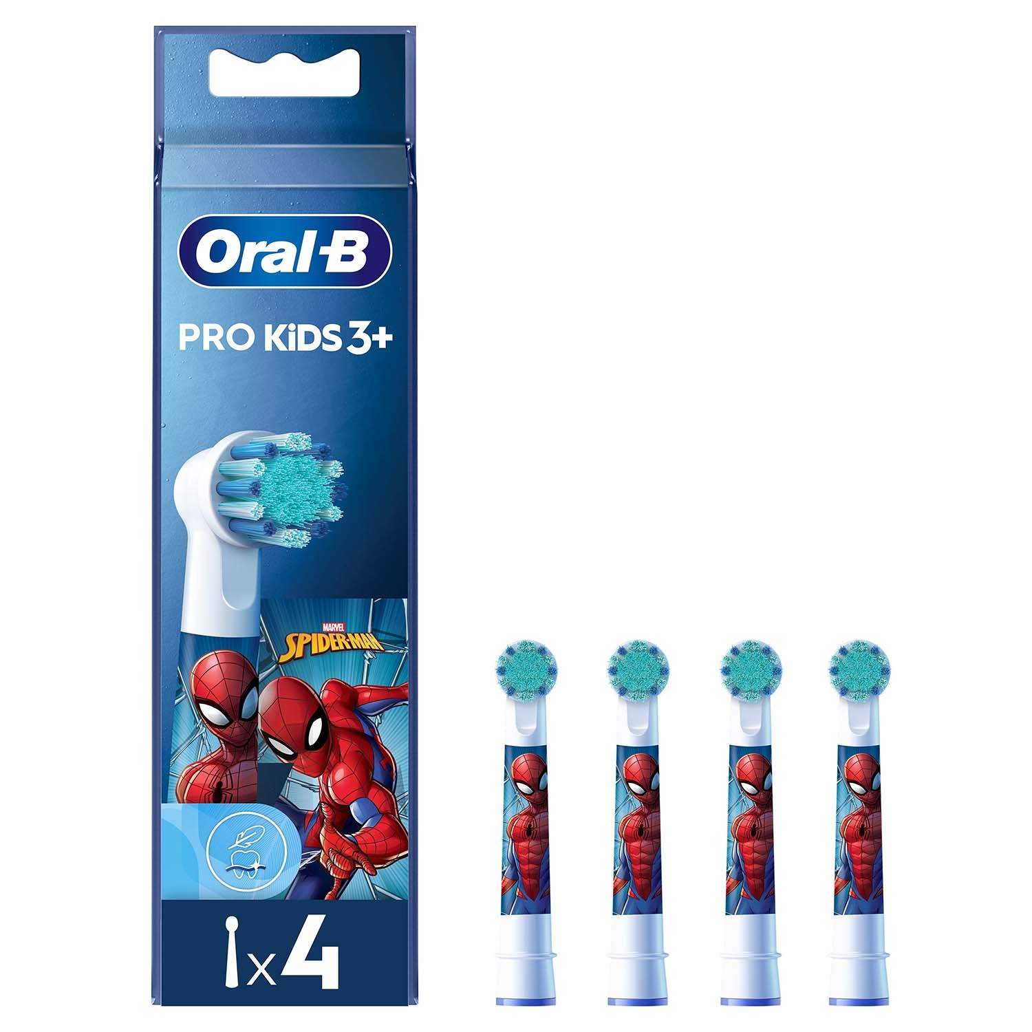 Spiderman-tandborsthuvuden, 4-pack | Hem & Hobby | Pryloteket