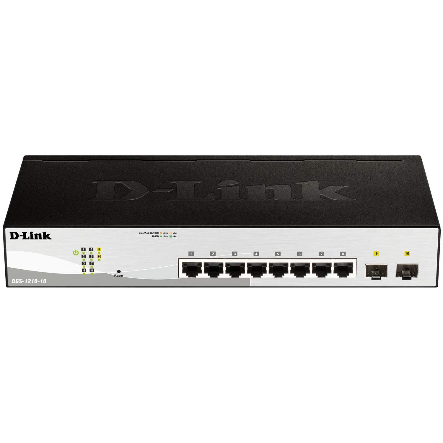 10-ports Gigabit Smart Administreret Netværksswitch billede