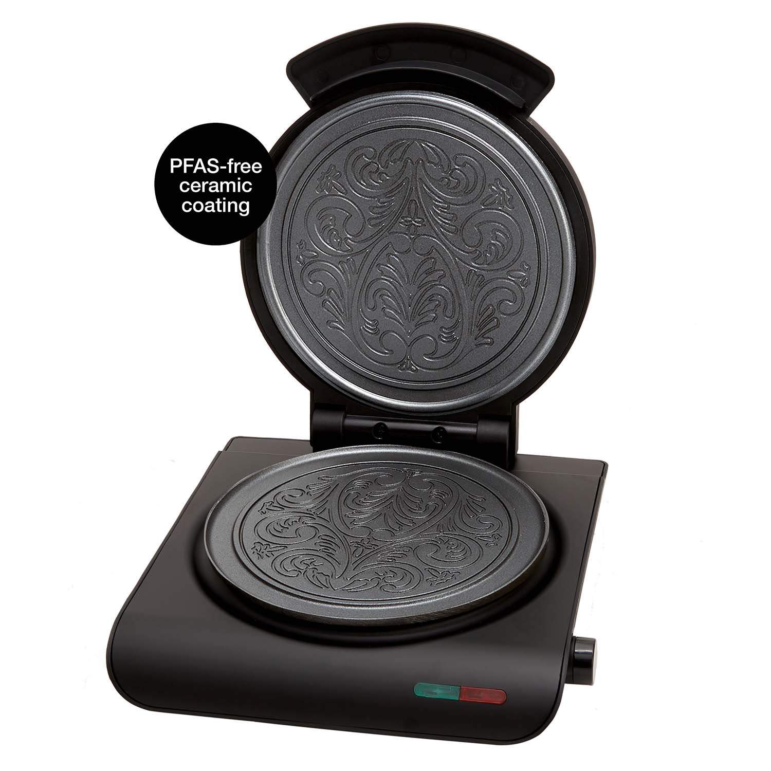 Keramisk stegepande, sort, 28 cm