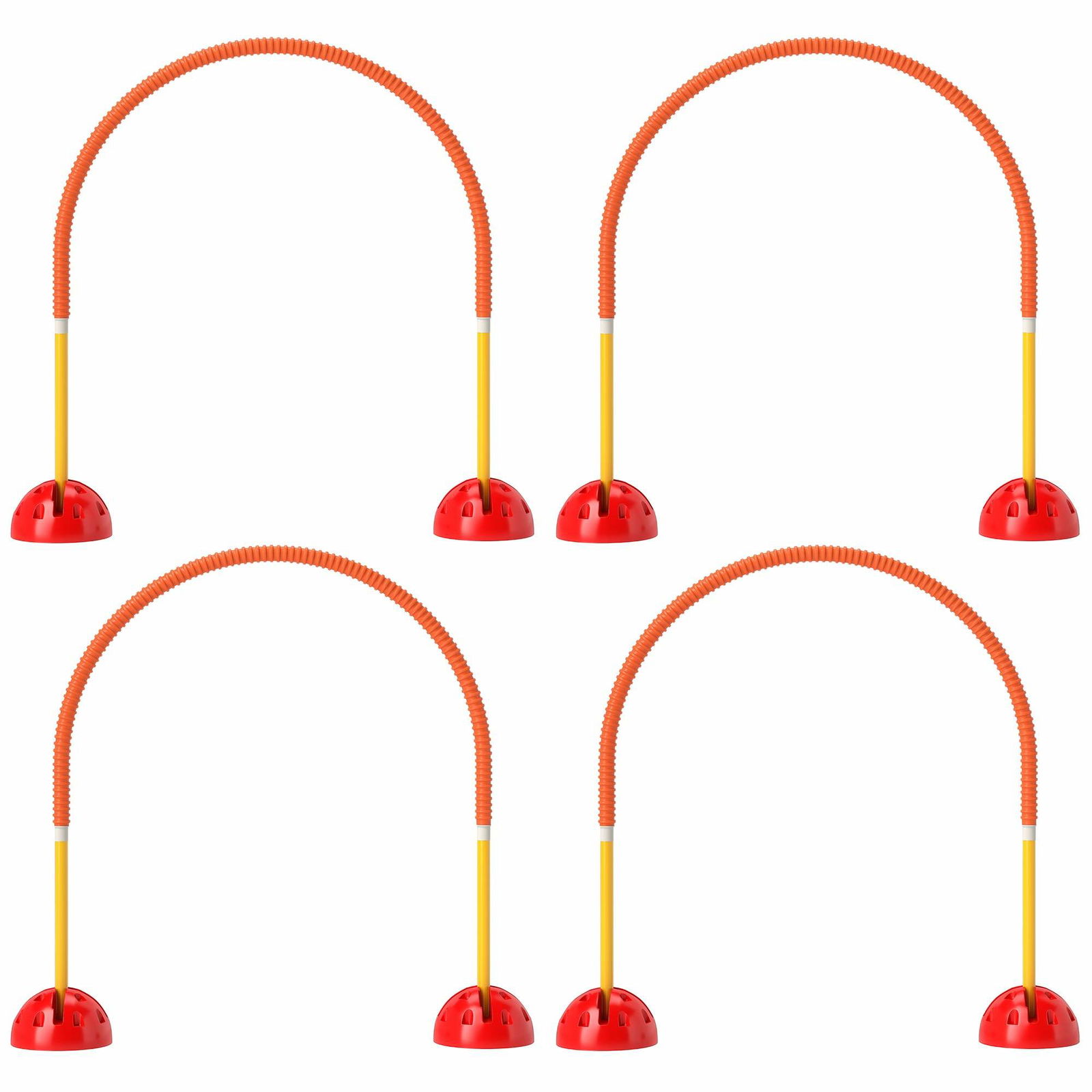 Agilityträningsset för hundar – justerbara grindar, bärbara, ljusa färger | Hem & Hobby | Pryloteket