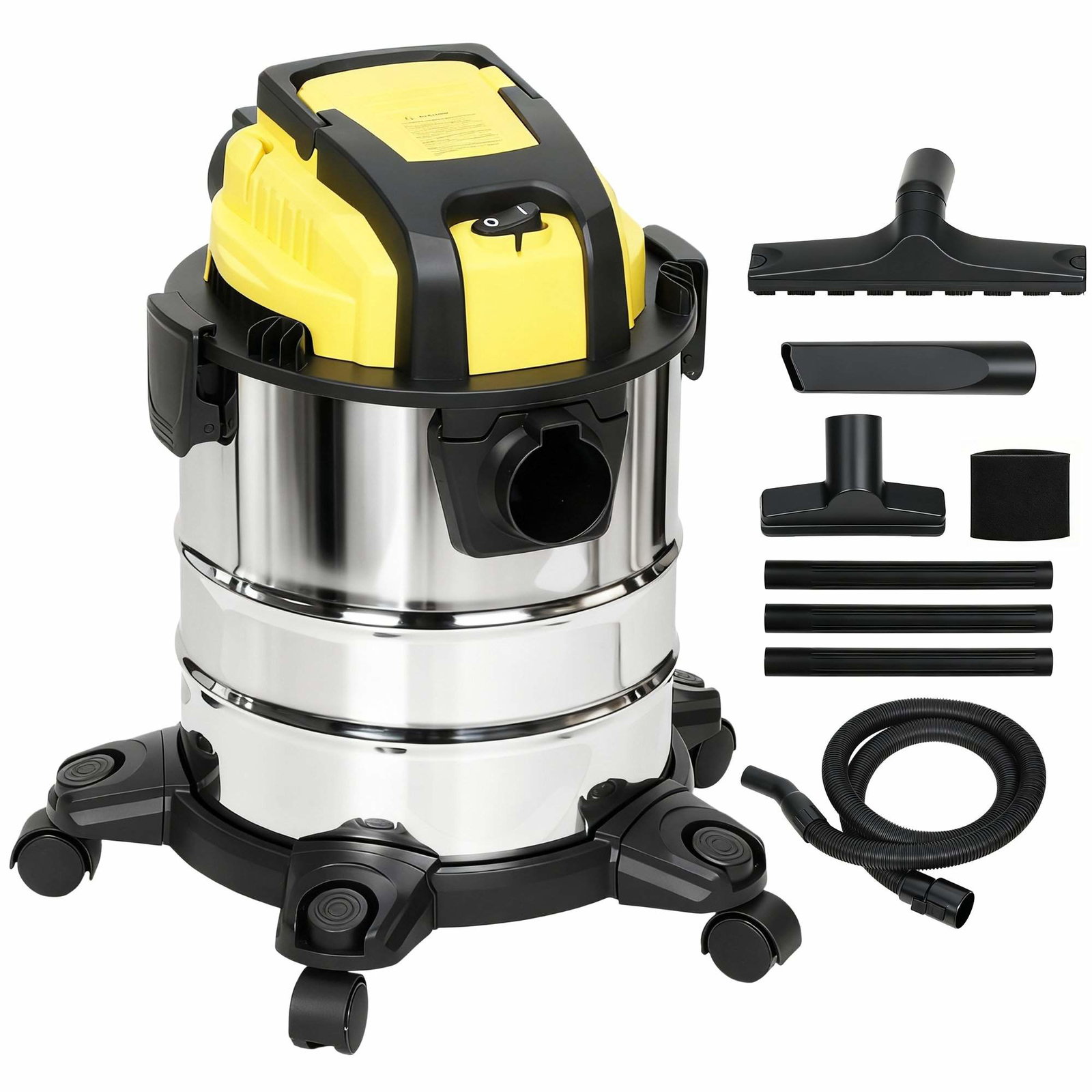 Våd- og tørstøvsuger – 1200W, 20L, tredobbelt filter