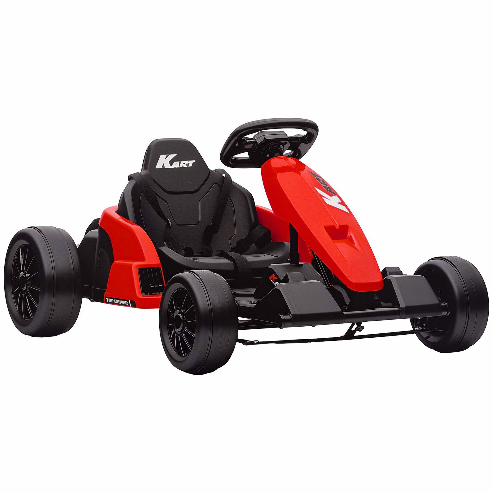 24V elektrisk gokart til børn, justerbart sæde, musiksjov