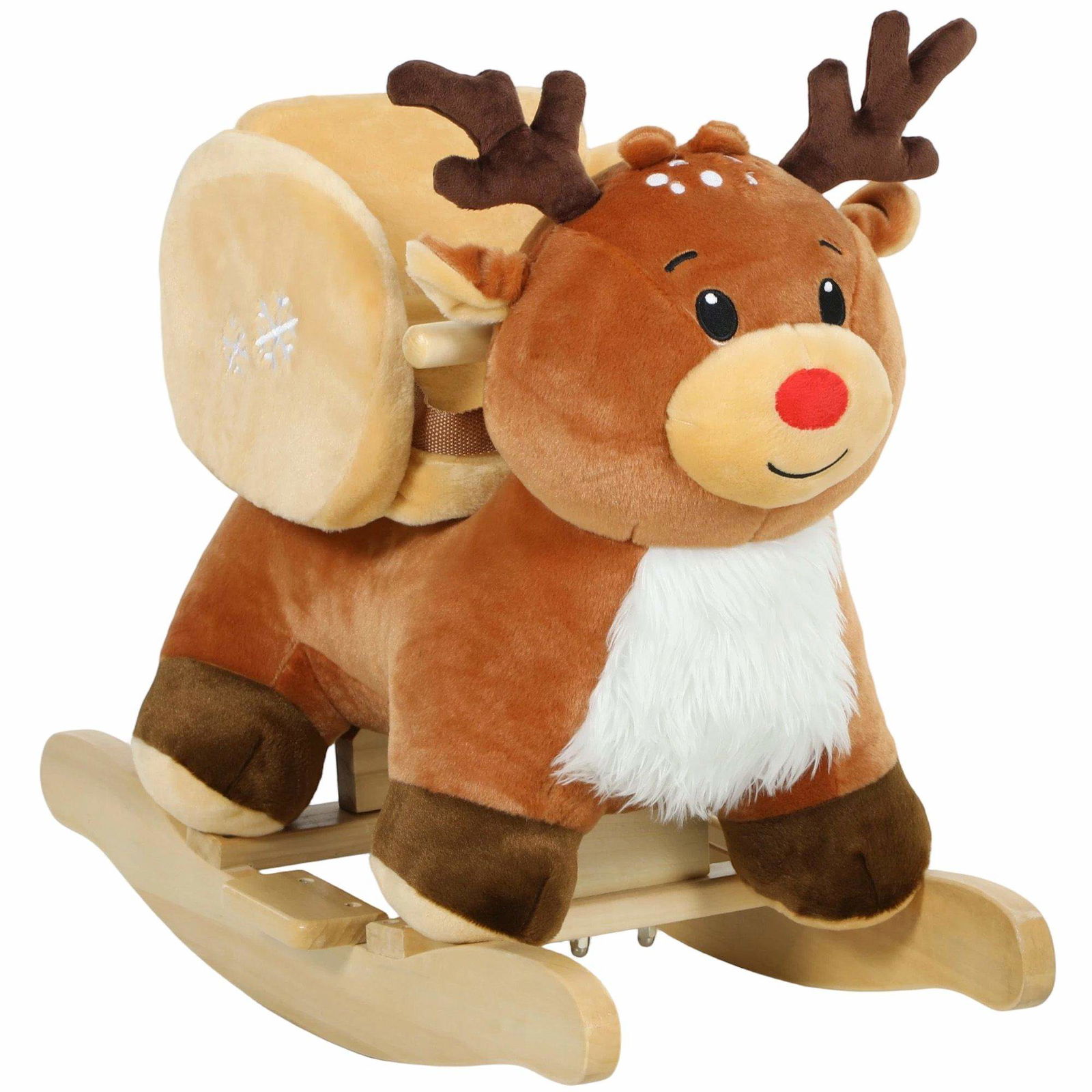 Plys gyngende rensdyr med vuggeviser, alder 18-36 måneder