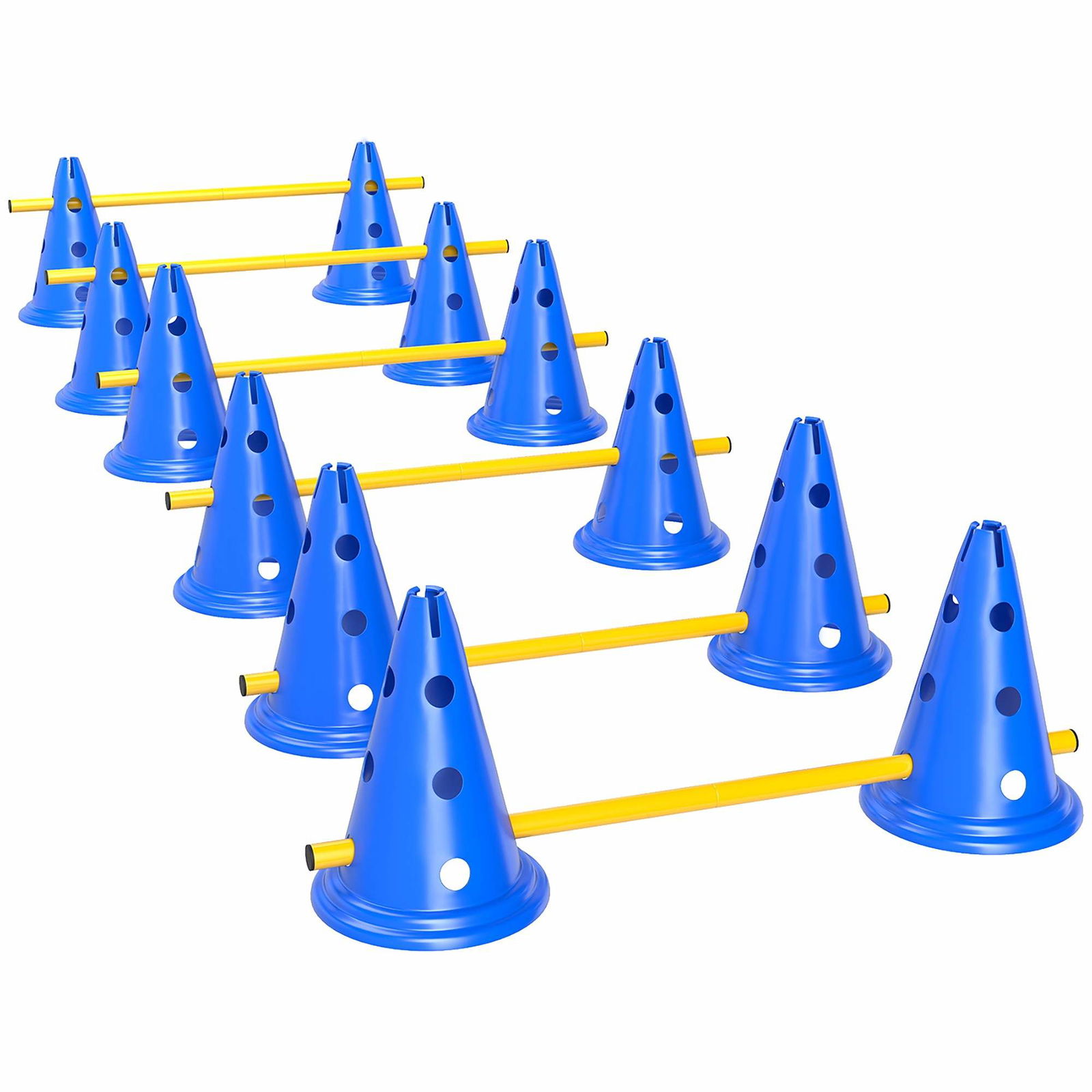 Agilityset för hundar – 6-delat träningskit med justerbara häckar | Hem & Hobby | Pryloteket