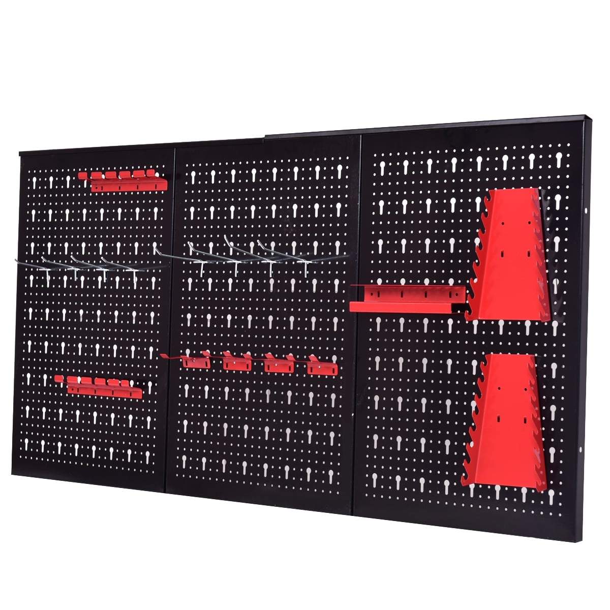 Værktøjsvæg med 17-delt holdersæt – Udvidelig 120x60cm