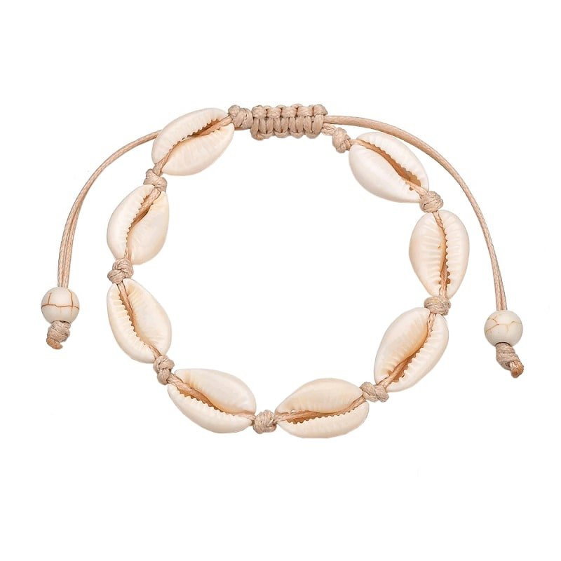 Justerbart Armband med vita snäckor - Vit | Mode & Accessoarer - Smycken, Smyckesset & Tillbehör - Armband | Pryloteket