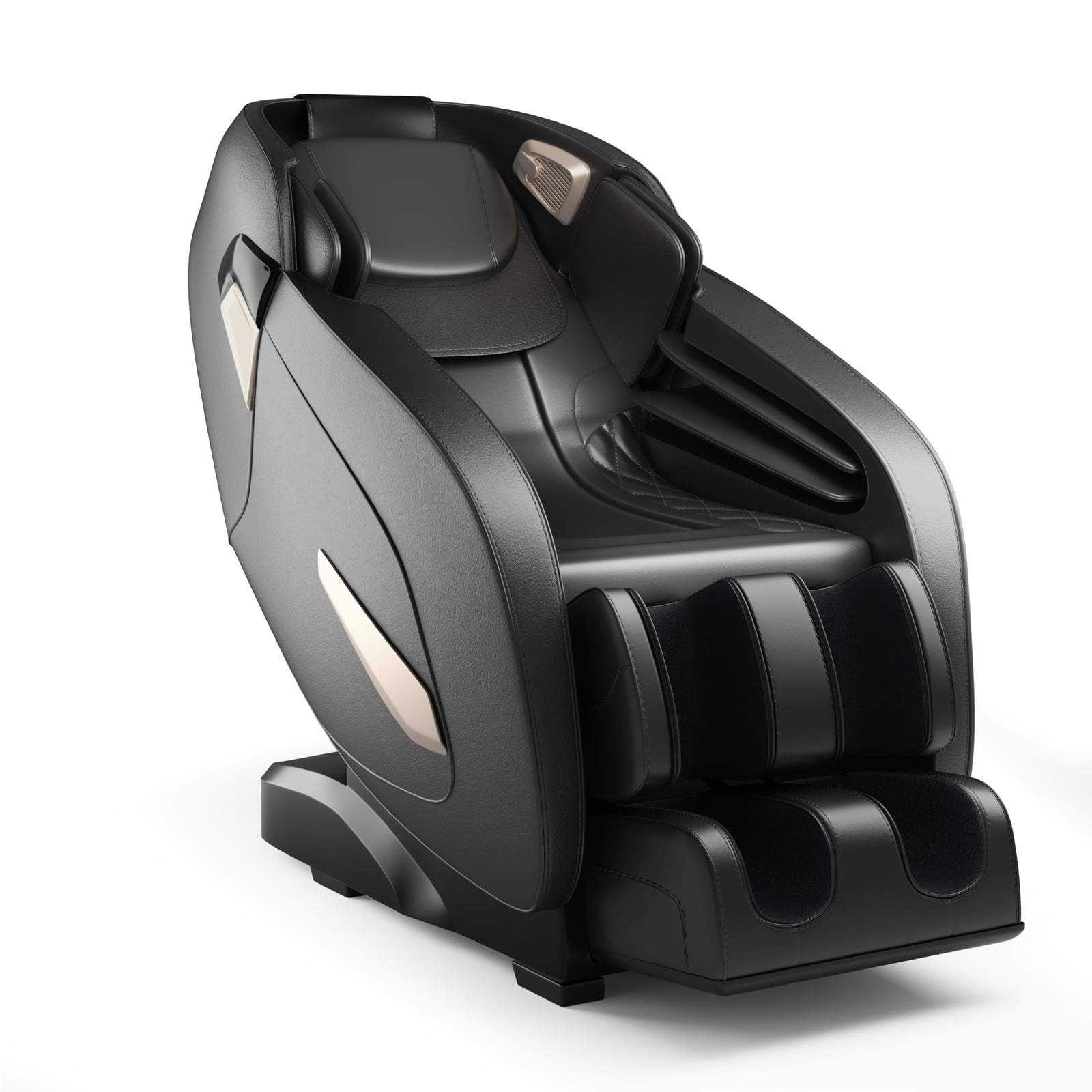 Shiatsu massagestol med varme, Bluetooth og 12 programmer