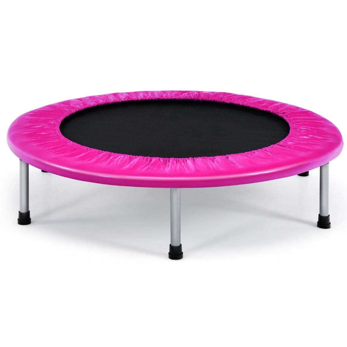 Hopfällbar minitrampolin för barn, 97 cm, rosa | Hem & Hobby | Pryloteket