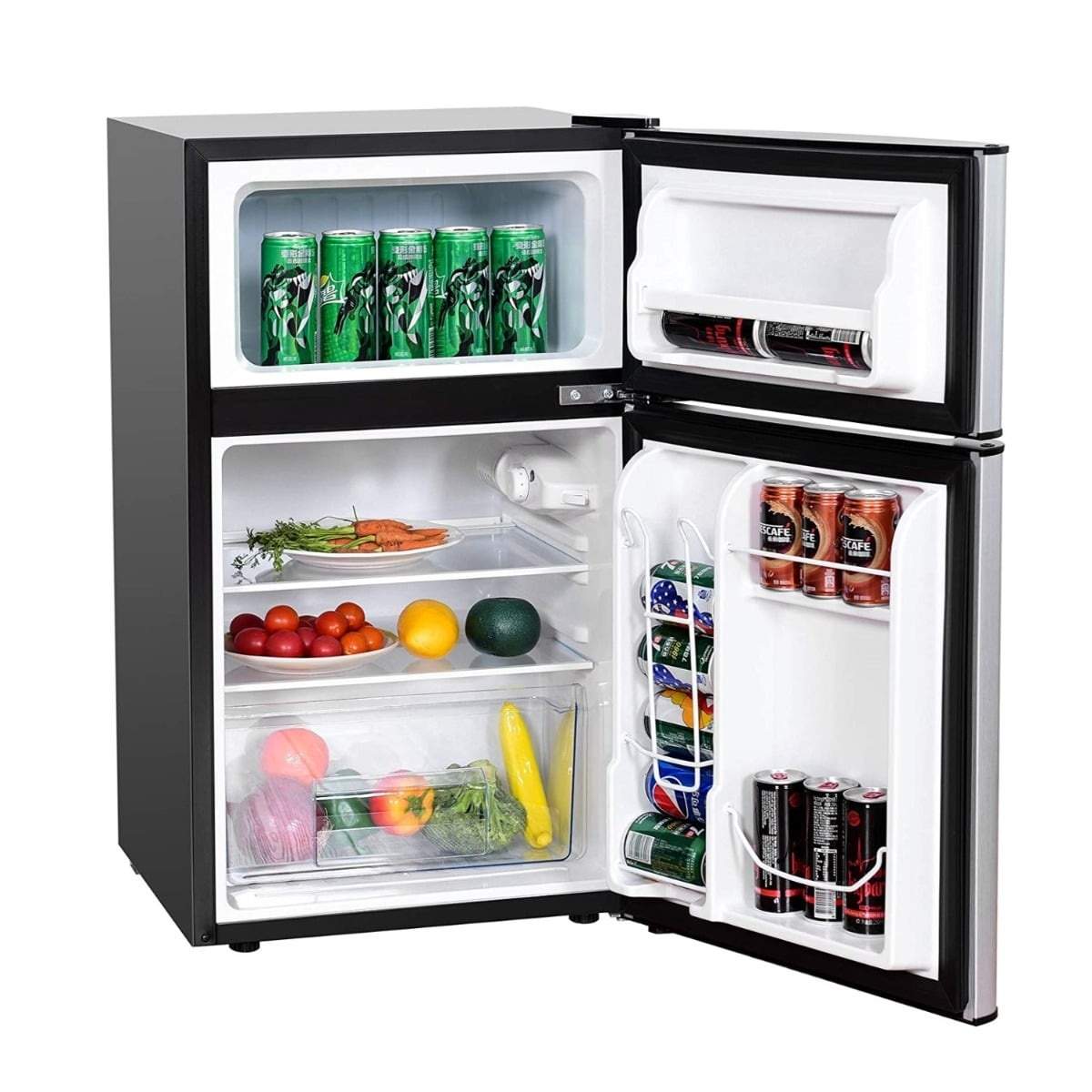 90L køleskab med 27L fryser – Kompakt, energieffektiv