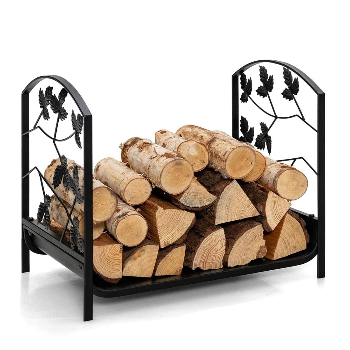 Vedställ – Kraftigt stål, 50 kg kapacitet, svart | Hem & Hobby | Pryloteket