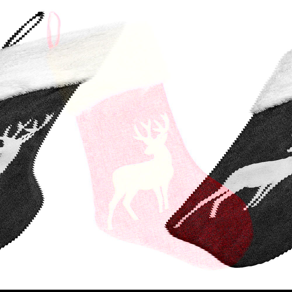 Julestrømpe med Rensdyr-motiv