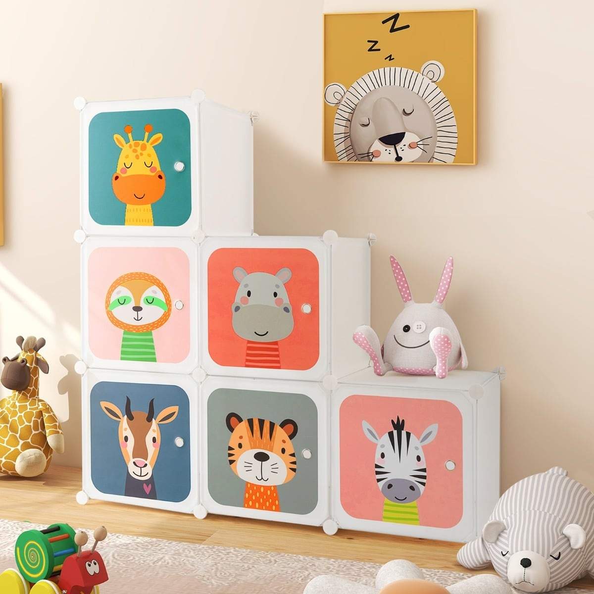 Barngarderob med 8 kuber och hängutrymme – Enkel montering | Hem & Hobby | Pryloteket