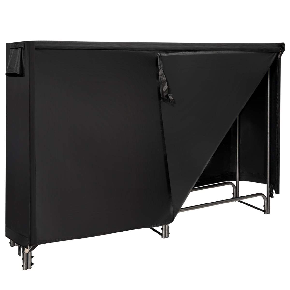 Brændehylde med vandtæt overtræk – 184 x 35,5 x 122,5 cm