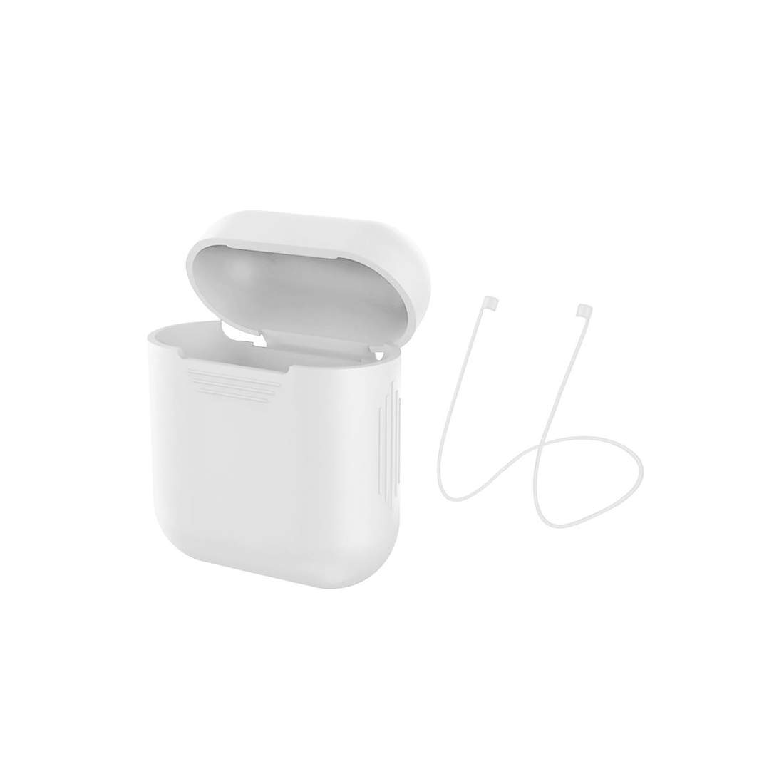 Skydd för Airpods - Vit | Elektronik - Ljud & Bild - Hörlurar & Headset - Hörlurs- & Headset Tillbehör - Airpodtillbehör | Pryloteket