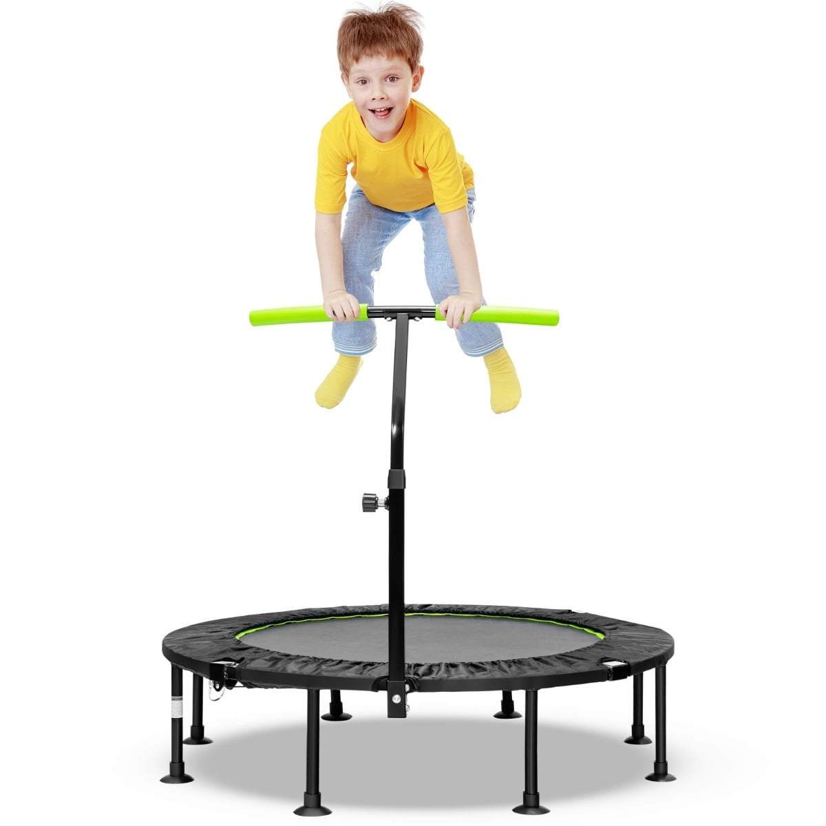 Mini-trampolin med justerbart handtag – hopfällbar, hållbar | Hem & Hobby | Pryloteket