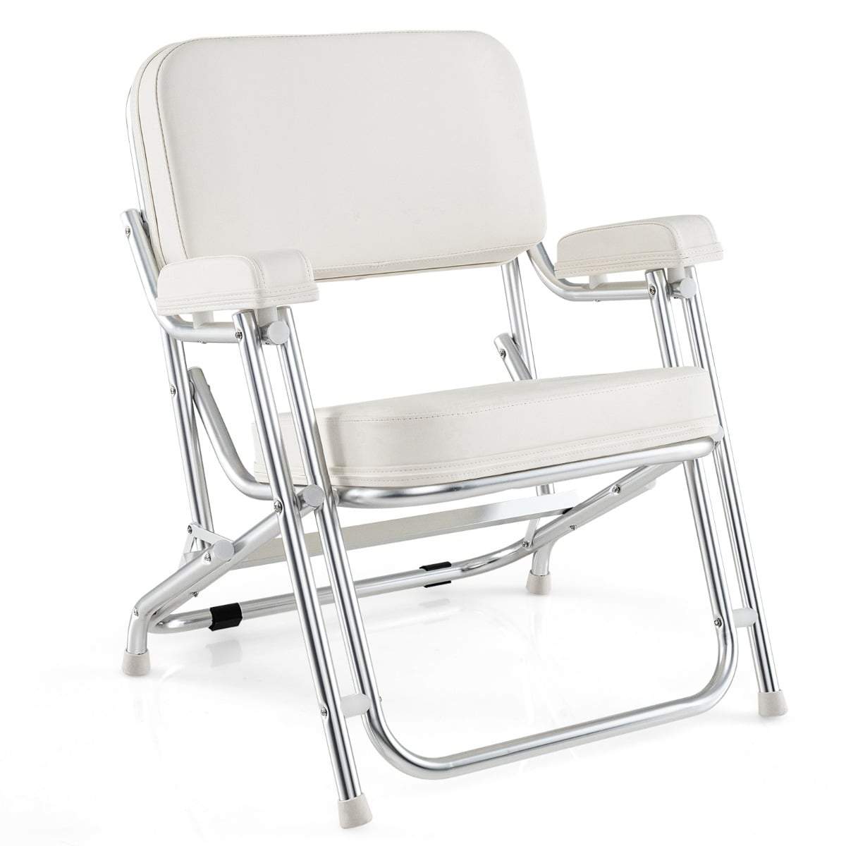 Hopfällbar båtstol med stoppad sits och justerbart ryggstöd | Hem & Hobby | Pryloteket