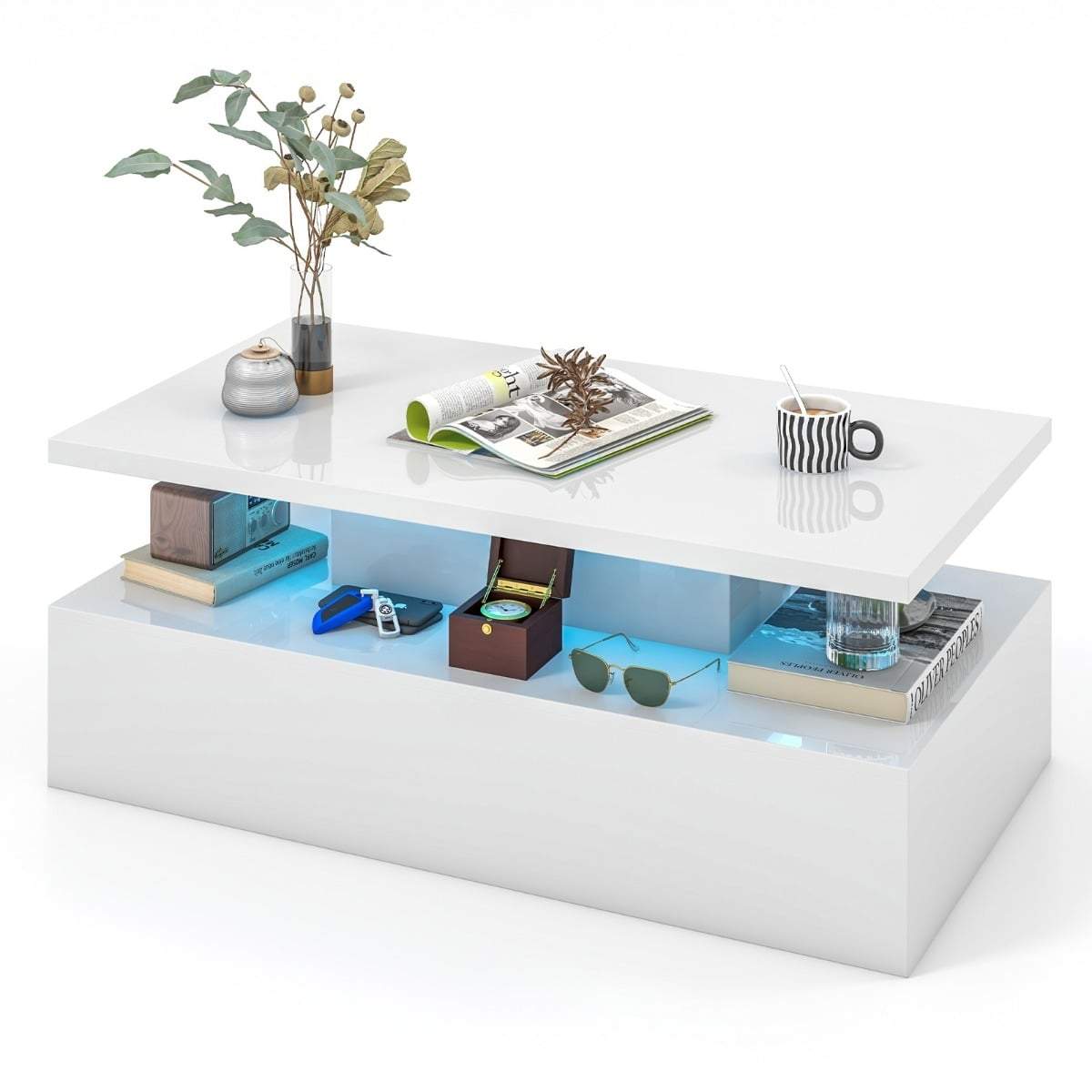 LED-soffbord – justerbara färger, högblank finish | Hem & Hobby | Pryloteket