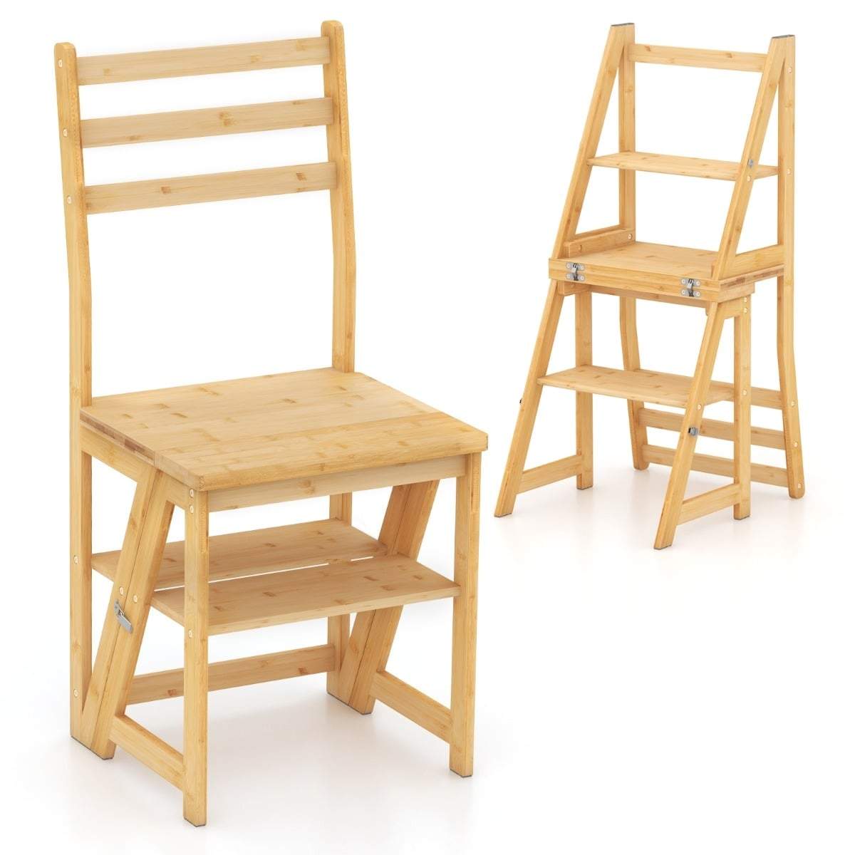 3-i-1 bambupall, stol och växtställ – 150 kg kapacitet | Hem & Hobby | Pryloteket