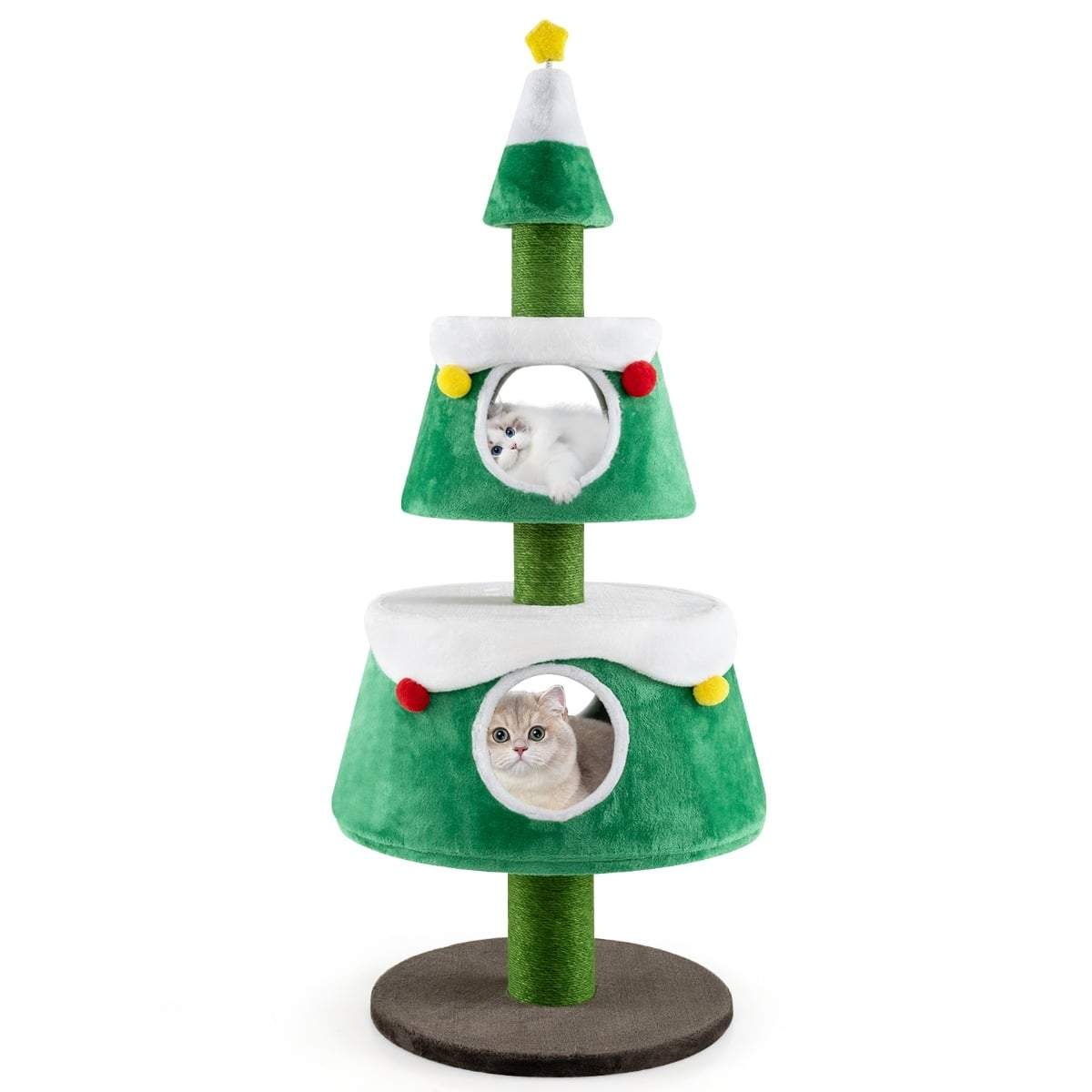 Julklappsträd med 2 grottor och sisalstolpar | Hem & Hobby | Pryloteket