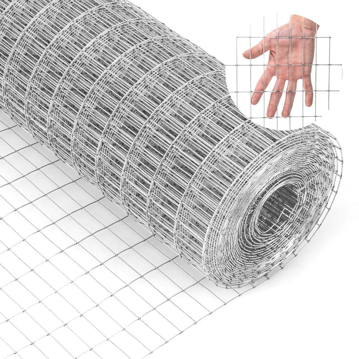 Galvaniseret trådhegn – 15x0,6m, 50x25mm maskestørrelse
