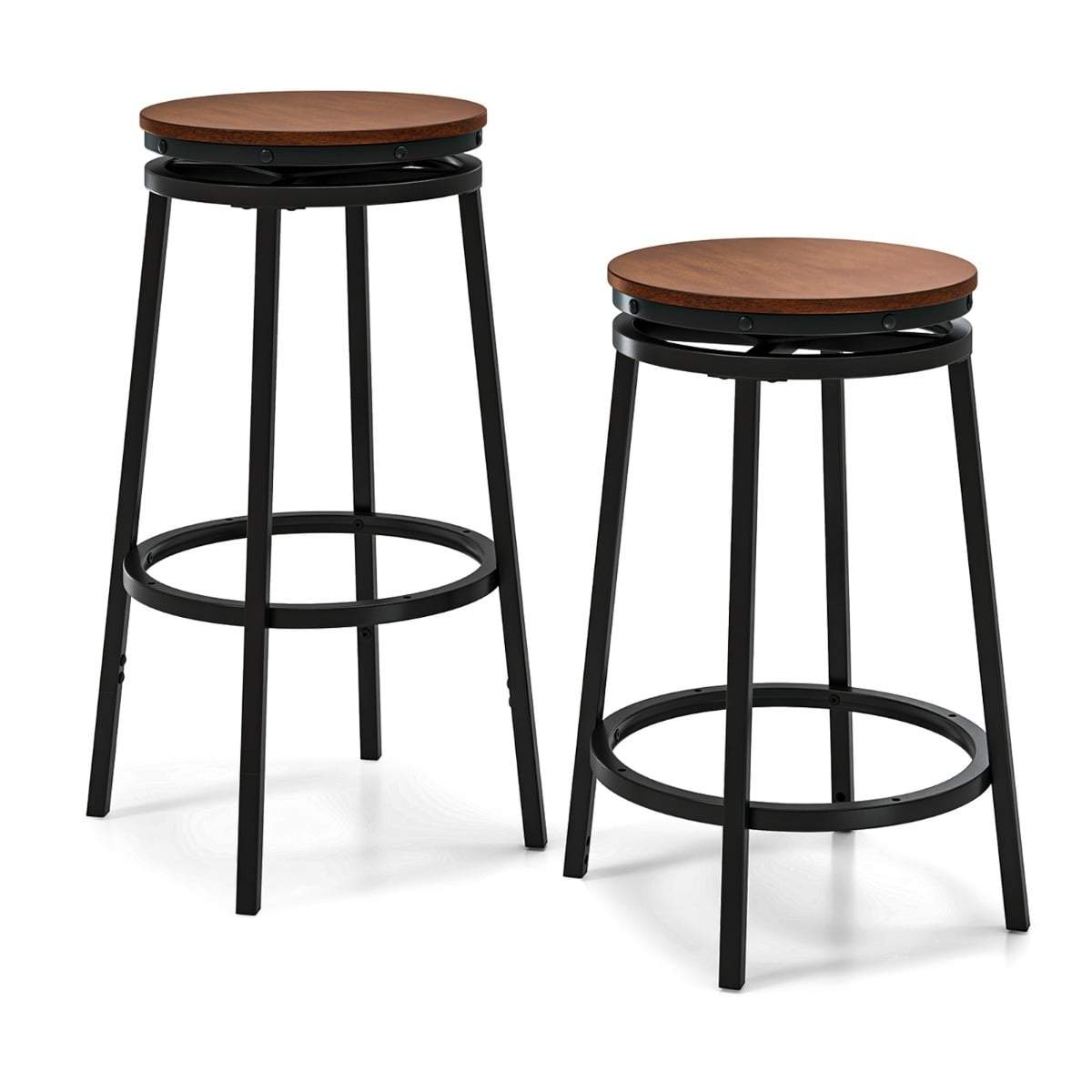 Barstolar med justerbar höjd – 360 graders vridning, set om 2 | Hem & Hobby | Pryloteket
