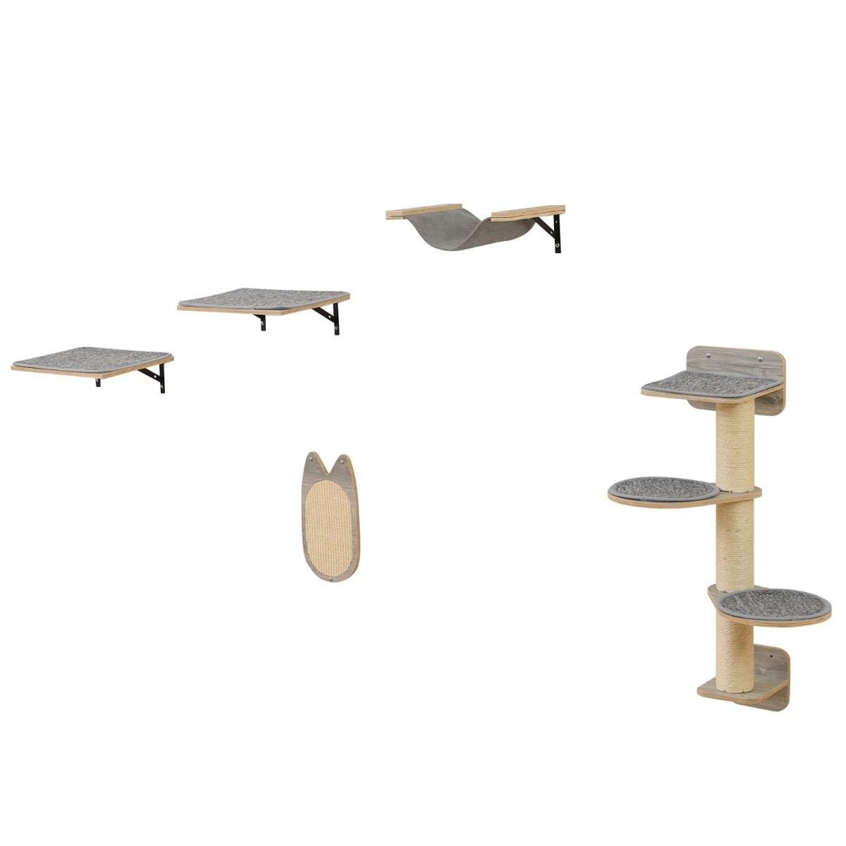 Väggmonterad klätterställning för katter – Platsbesparande kul | Hem & Hobby | Pryloteket