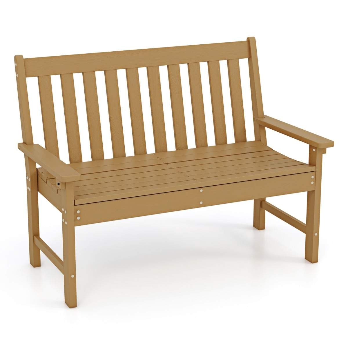 Utomhusbänk i HDPE – Väderbeständig, Plats för 2-3 | Hem & Hobby | Pryloteket