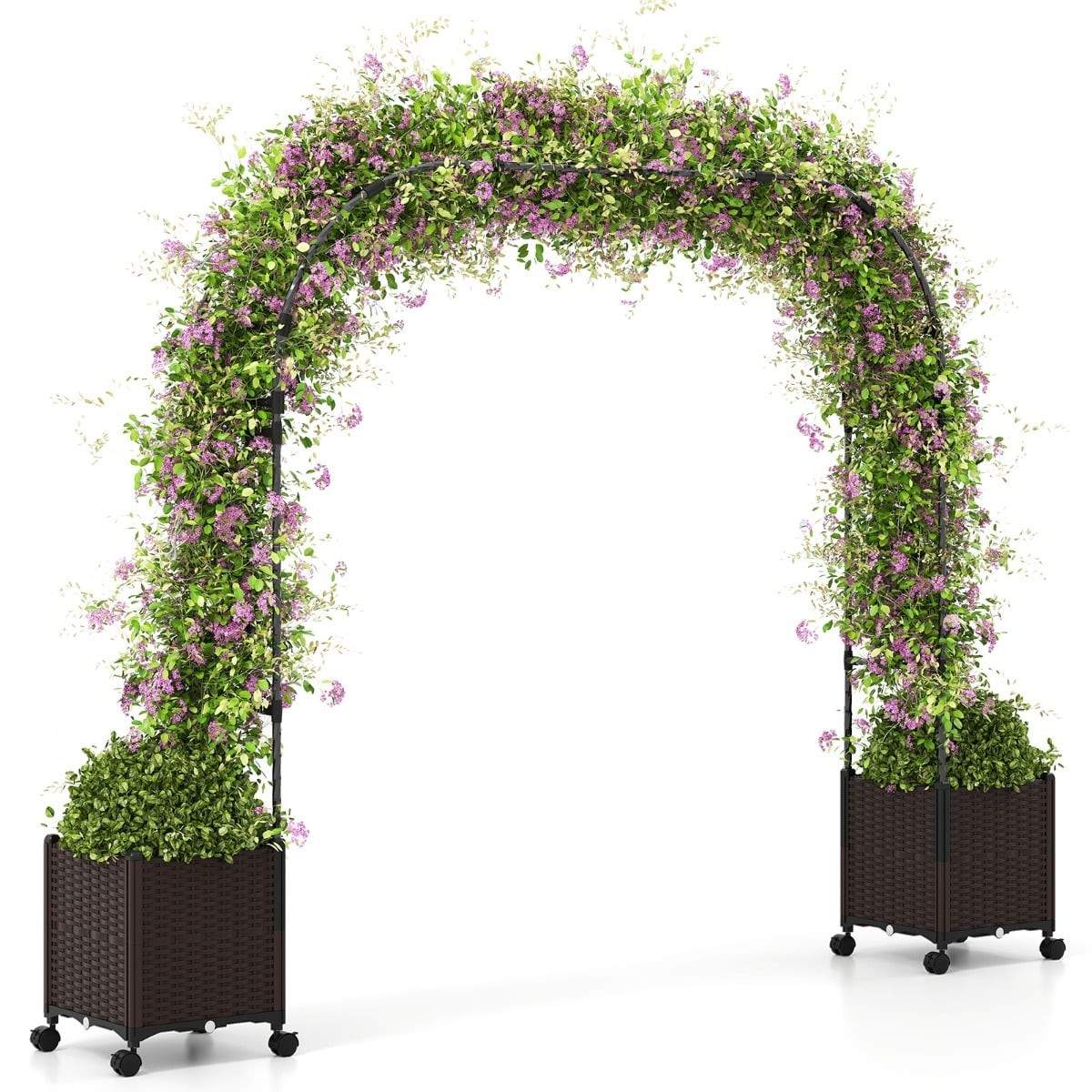 Havebue med plantekasser – Selvvandende, mobilt design