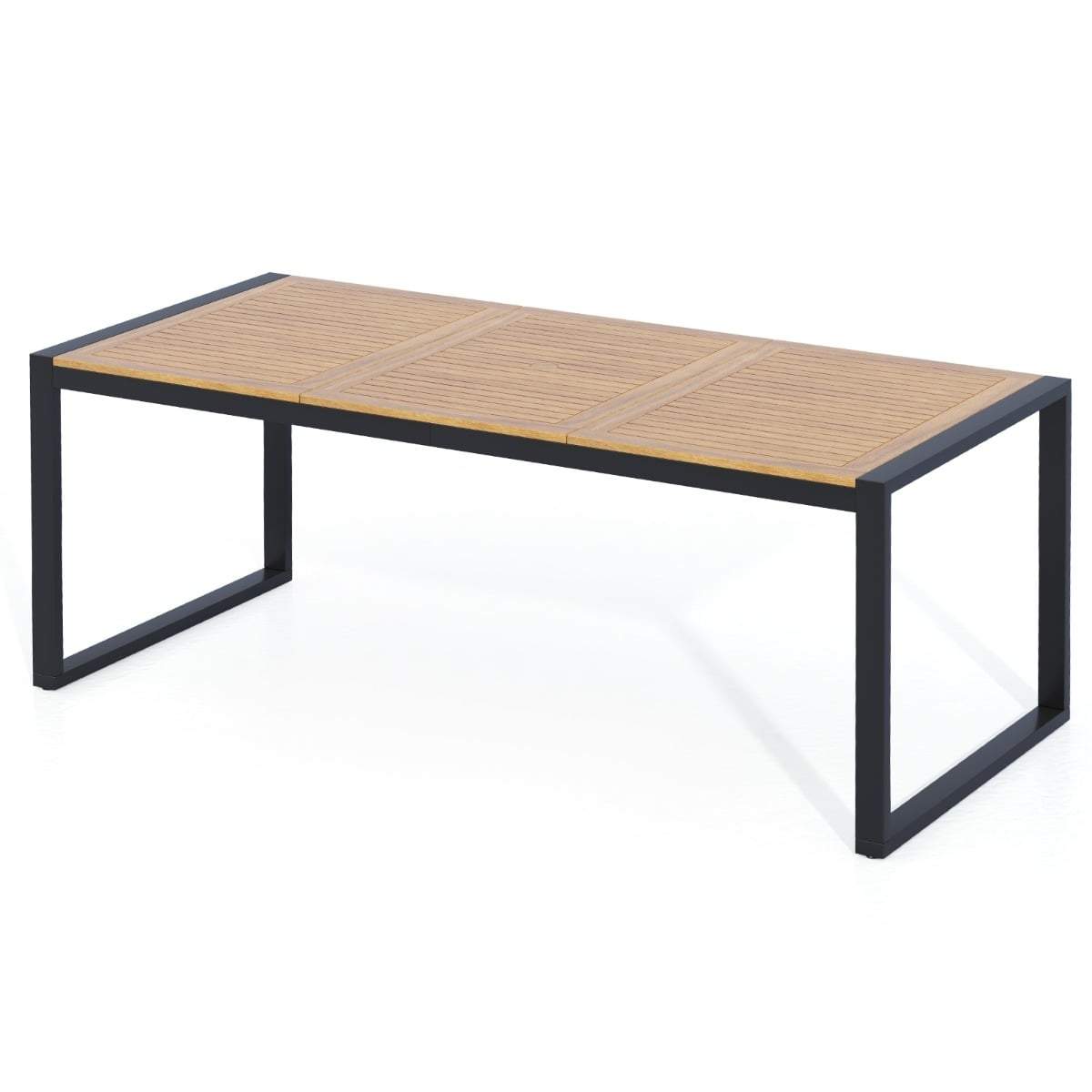 Utomhusmatbord för 8 personer – akaciaträ, paraplyhål | Hem & Hobby | Pryloteket