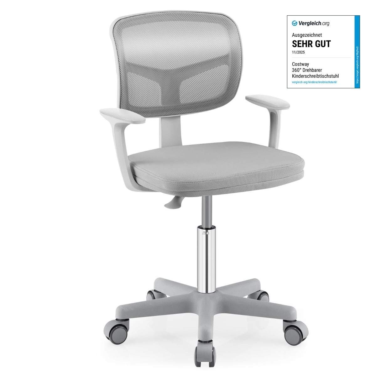 Ergonomisk skrivbordsstol för barn – justerbar höjd, 360 graders vridning | Hem & Hobby | Pryloteket