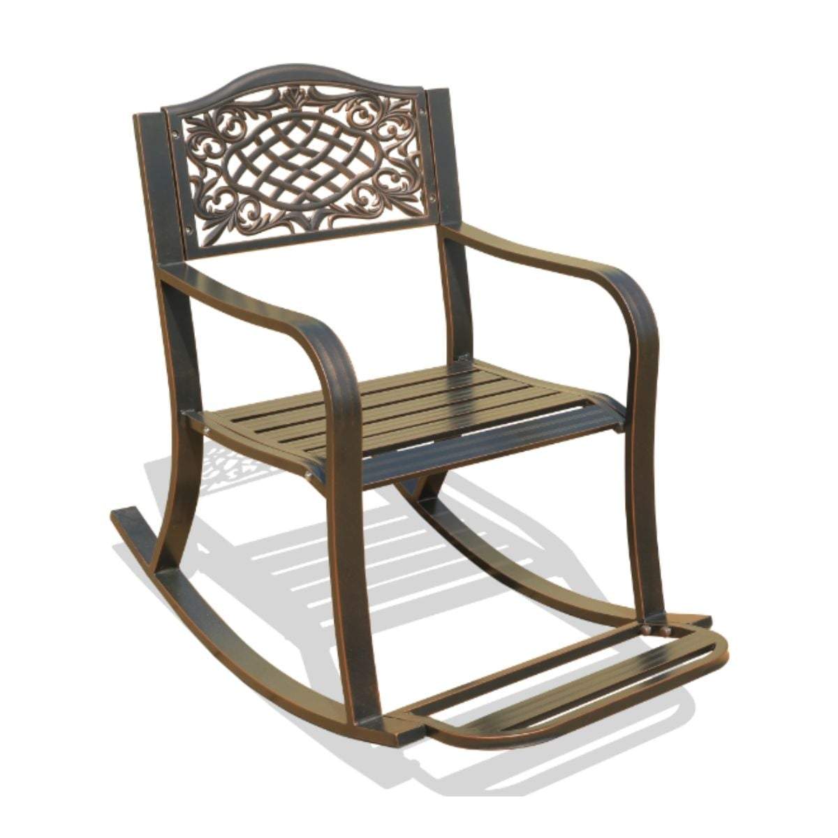 Gungstol i gjutjärn med fotstöd – Avkoppling utomhus | Hem & Hobby | Pryloteket