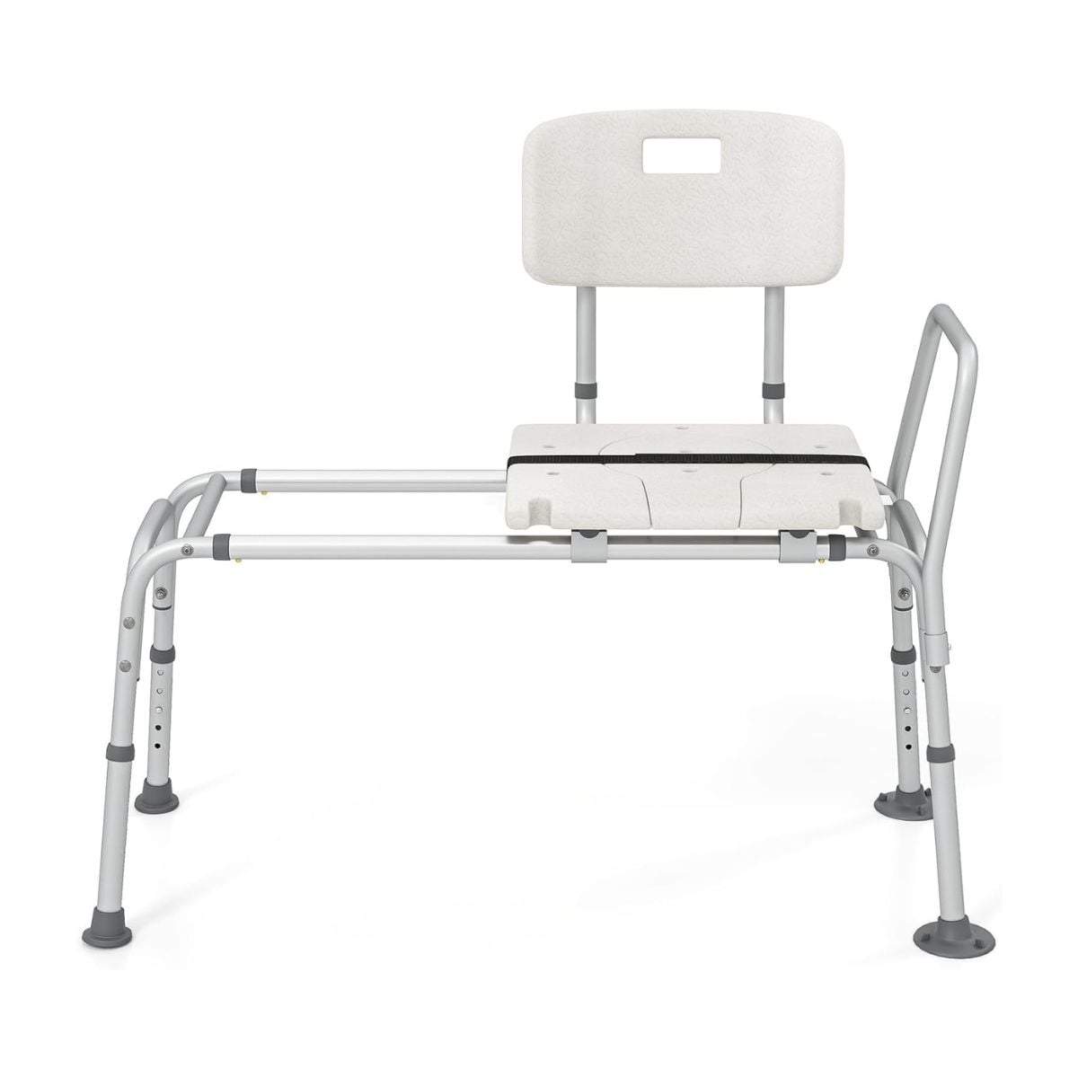 Justerbar badekarsbænk – ekstra bredt, skridsikkert sæde