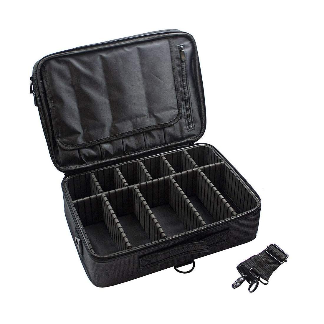 Professionell Sminkväska - Svart | Hälsa & Skönhet - Smink & Tillbehör - Sminktillbehör - Sminkväskor | Pryloteket