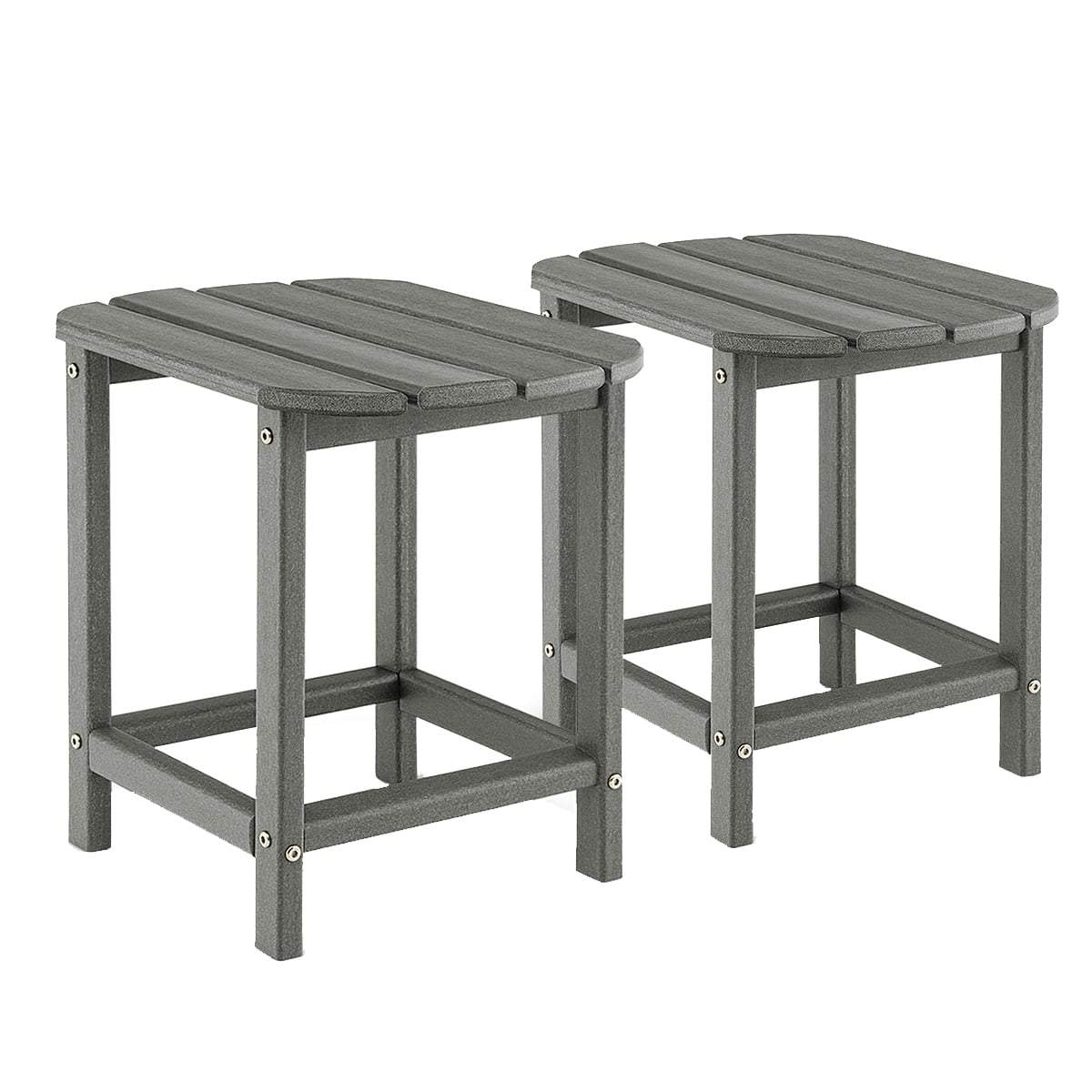 Udendørs HDPE sidebordsæt – Vejrbestandig, nem montering