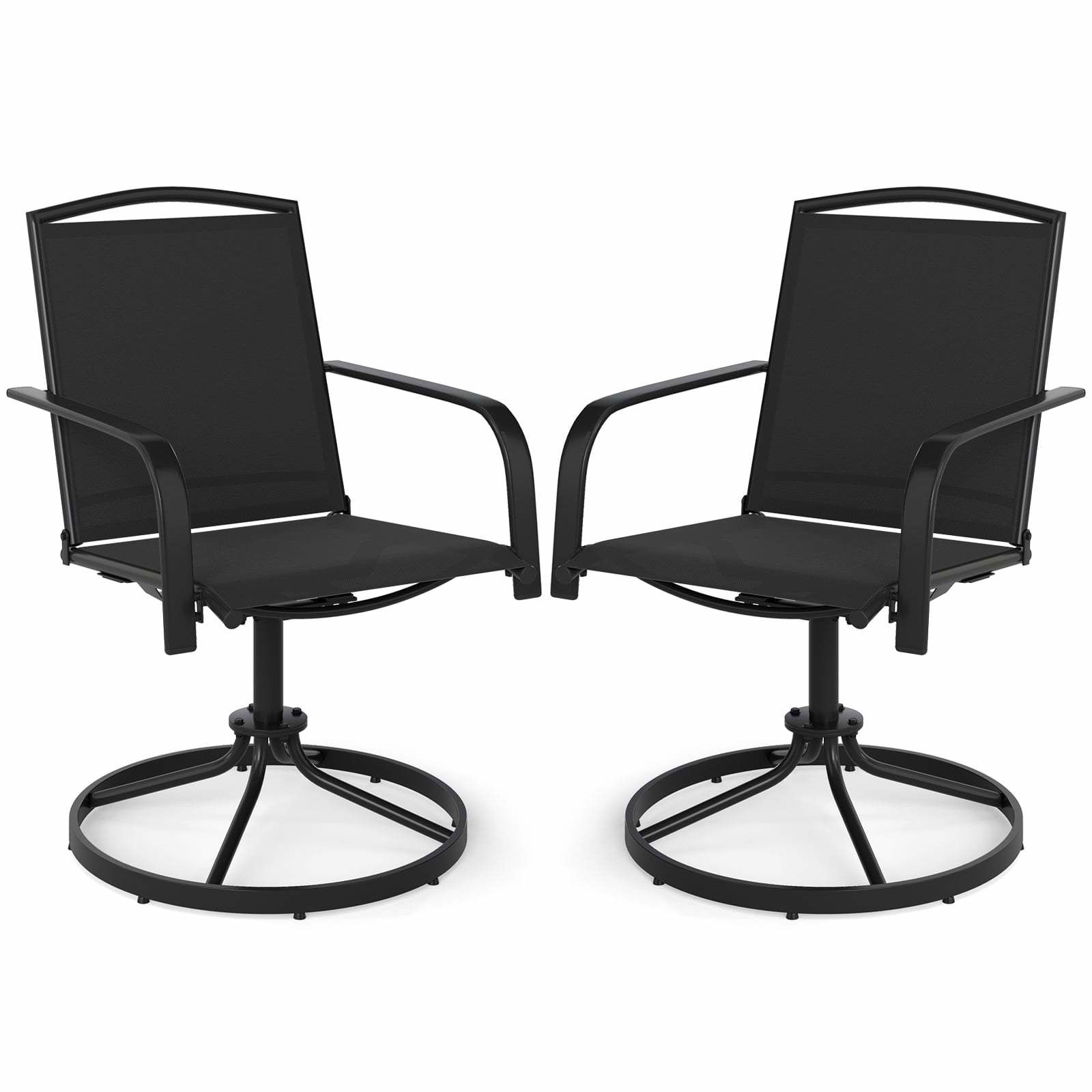 360 graders snurrbara uteplatsstolar, snabbtorkande tyg, set om 2 | Hem & Hobby | Pryloteket