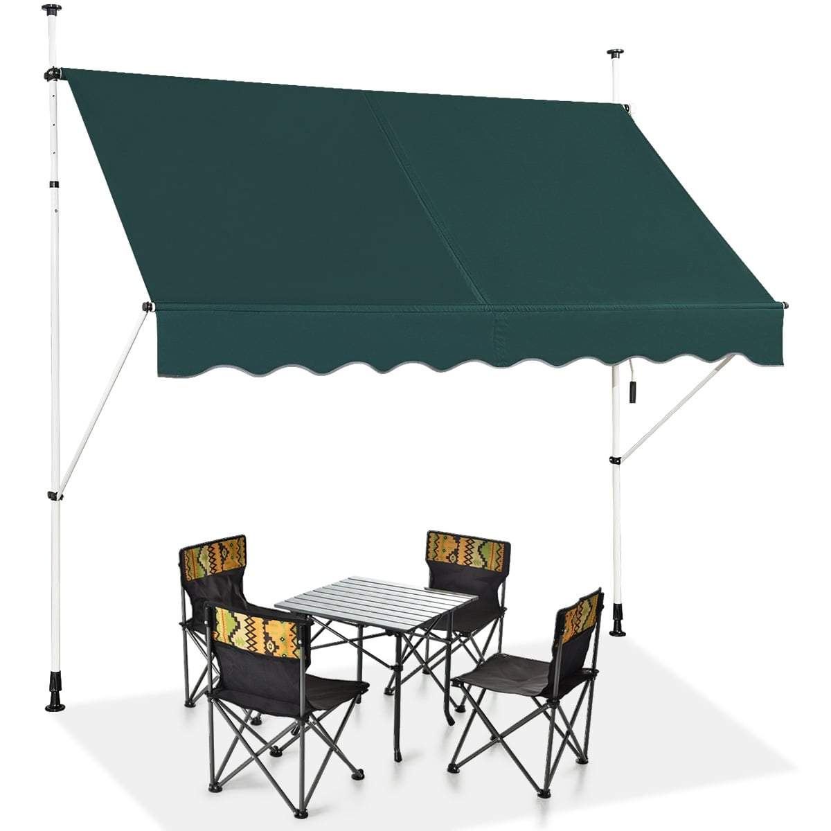 Utdragbar balkongmarkis – 200 cm, UV-resistent, justerbar | Hem & Hobby | Pryloteket