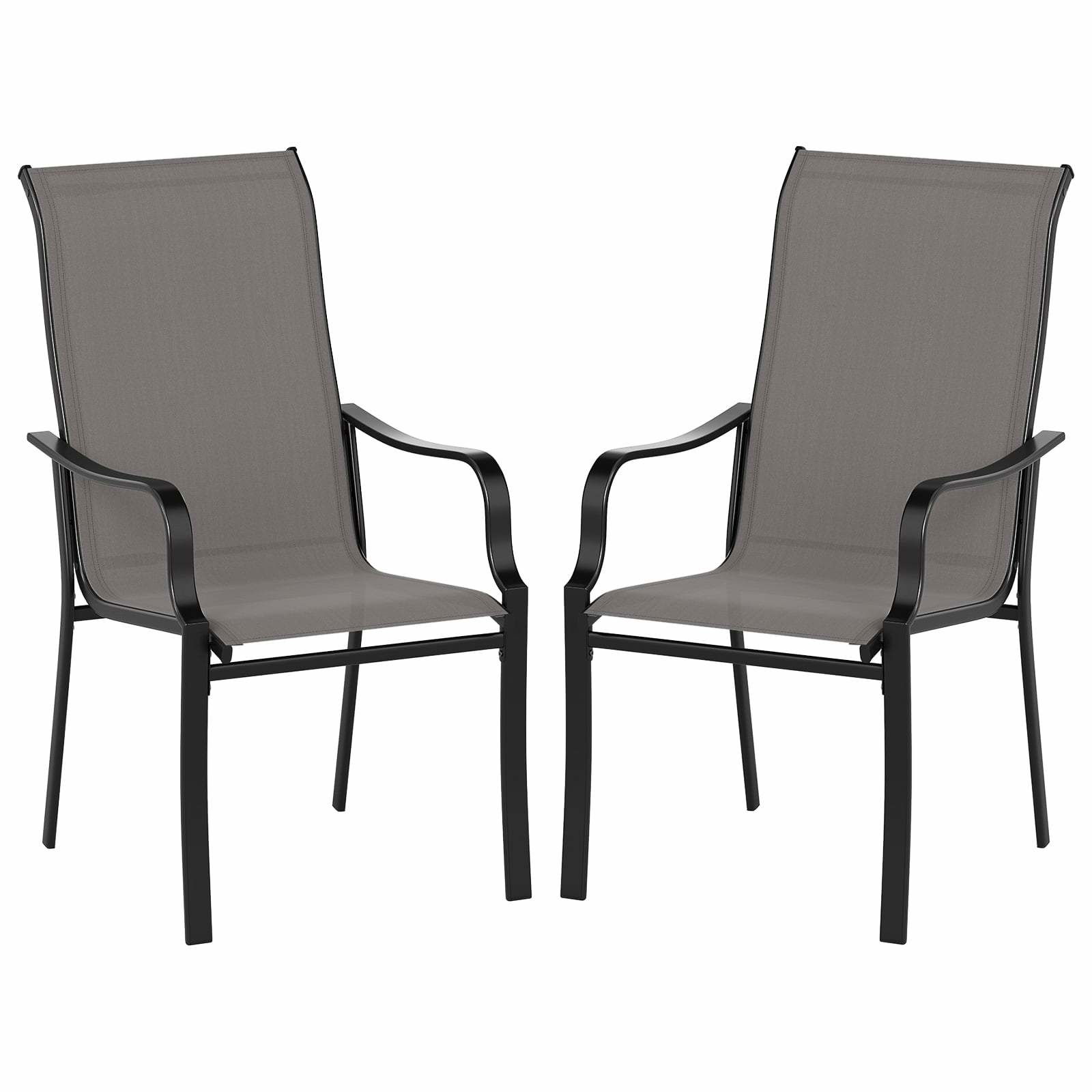 2-delte havestole, ergonomisk høj ryg, 150 kg kapacitet